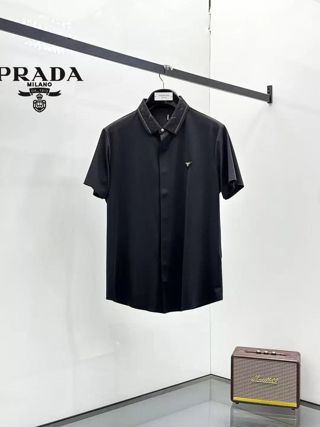 HighQuality 2363 Prada Shirts Short Sleeved For Men