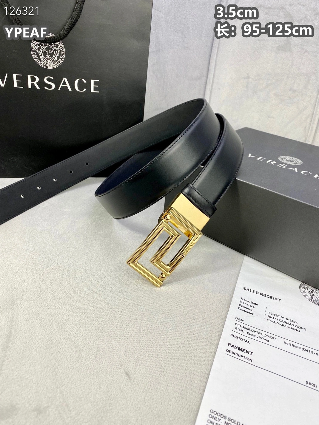 HighQuality 3695 Versace AAA Quality Belts For Unisex