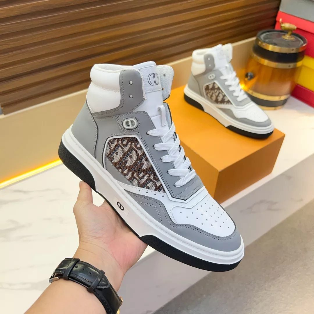 HighQuality 3829 Christian Dior High Top Shoes For Men