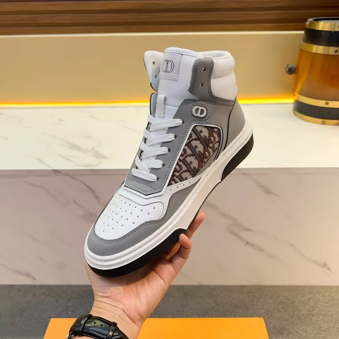 HighQuality 3829 Christian Dior High Top Shoes For Men