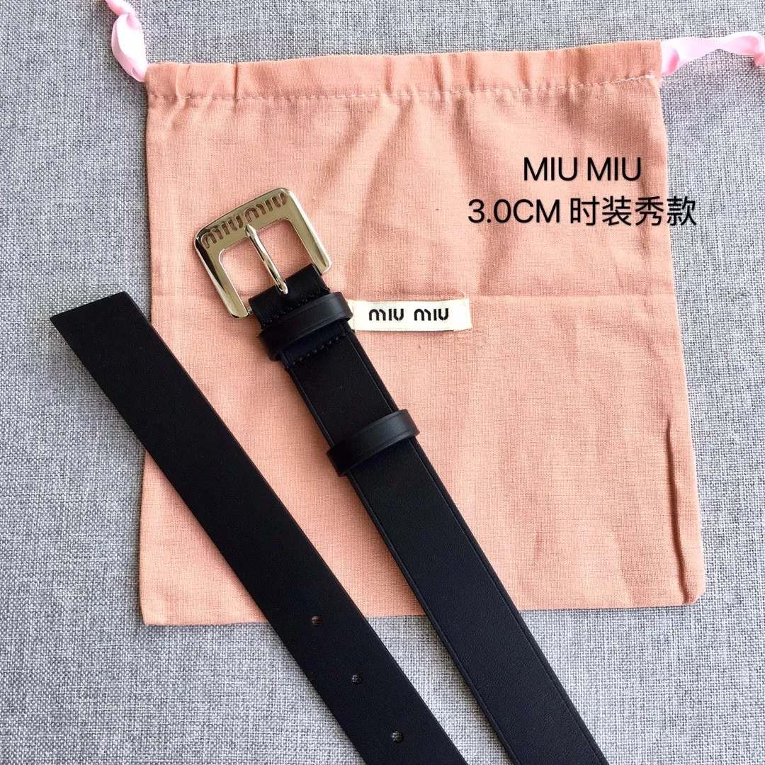 HighQuality 4869 MIU MIU AAA Quality Belts In 3.0cm For Women