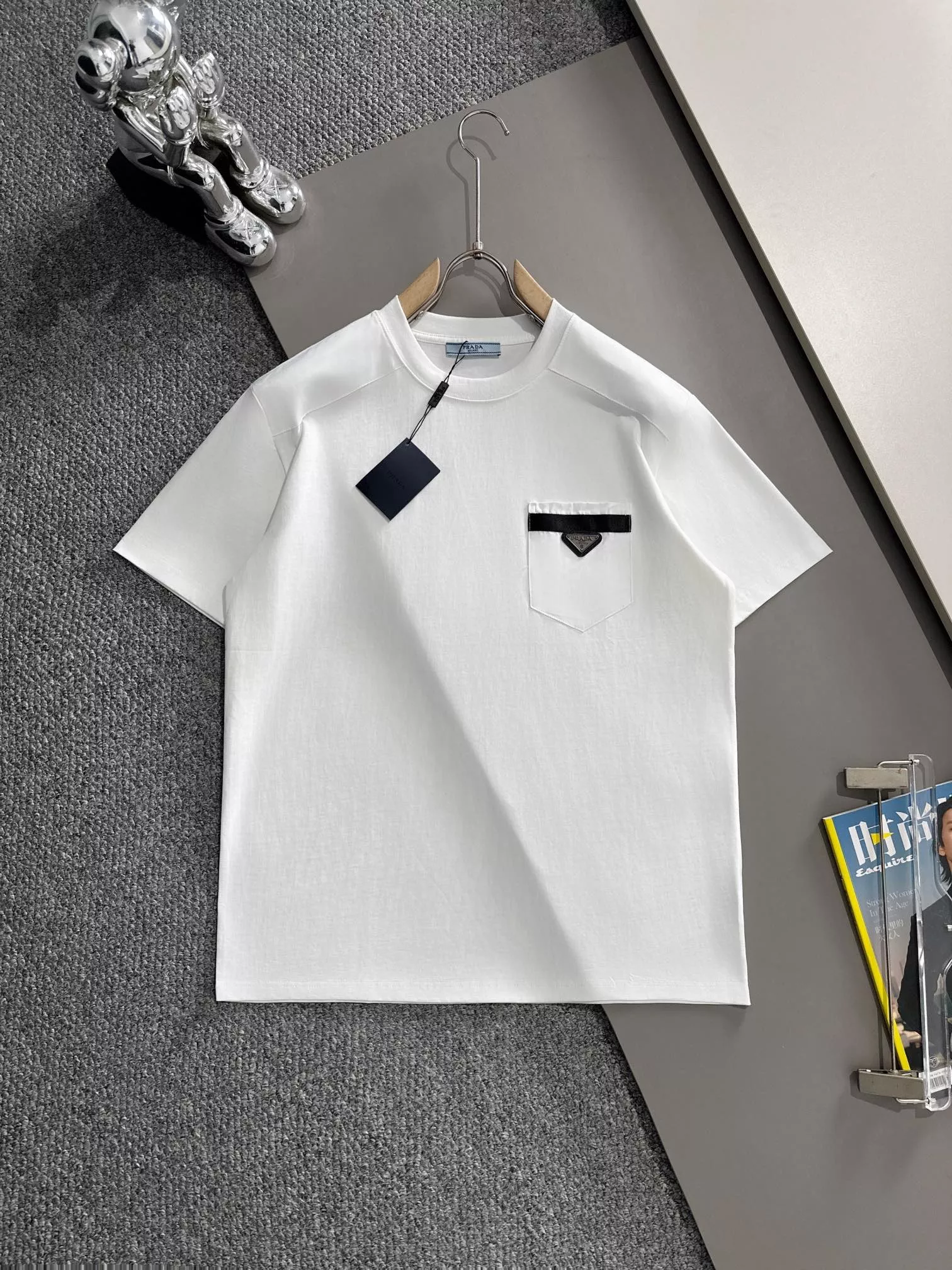 HighQuality 4938 Prada T-Shirts Short Sleeved For Unisex