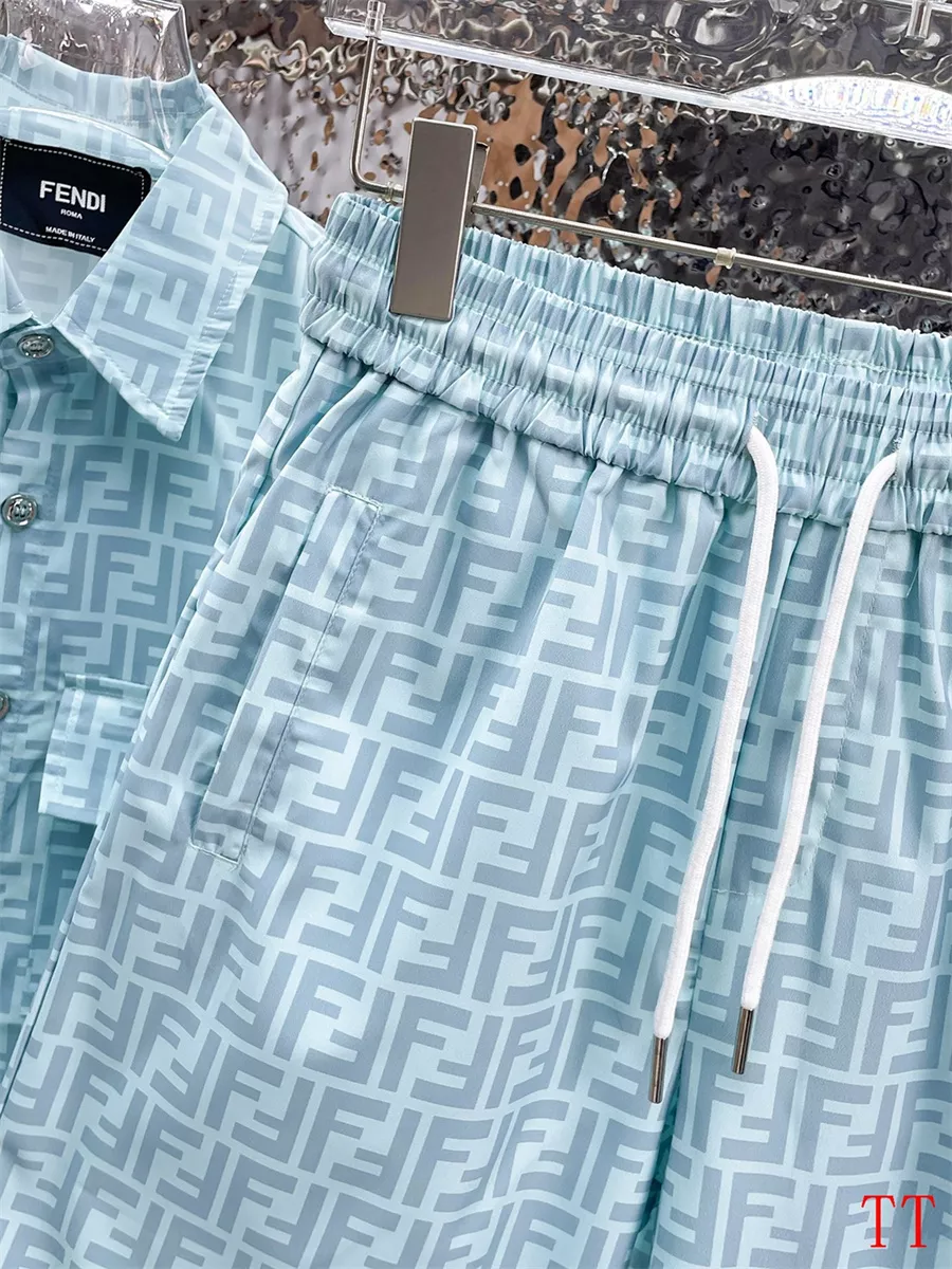 HighQuality 5242 Fendi Tracksuits Short Sleeved For Men