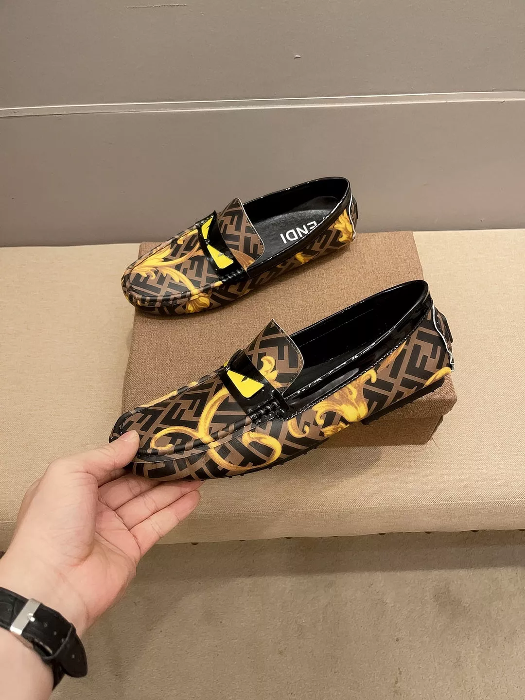 HighQuality 5765 Fendi Leather Shoes For Men