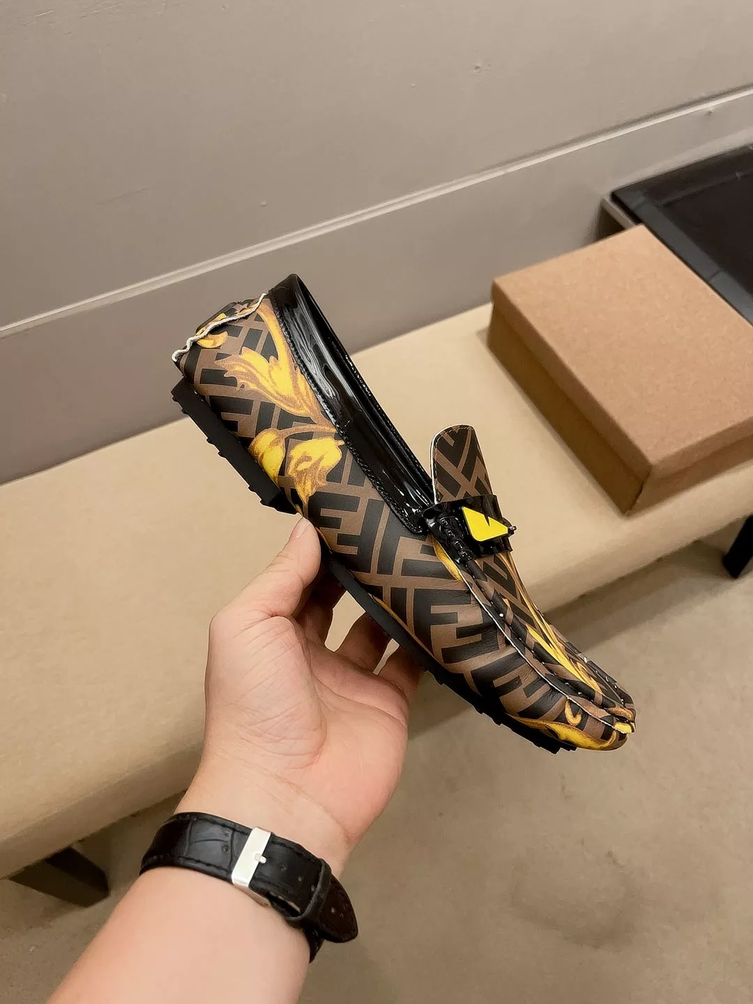 HighQuality 5765 Fendi Leather Shoes For Men