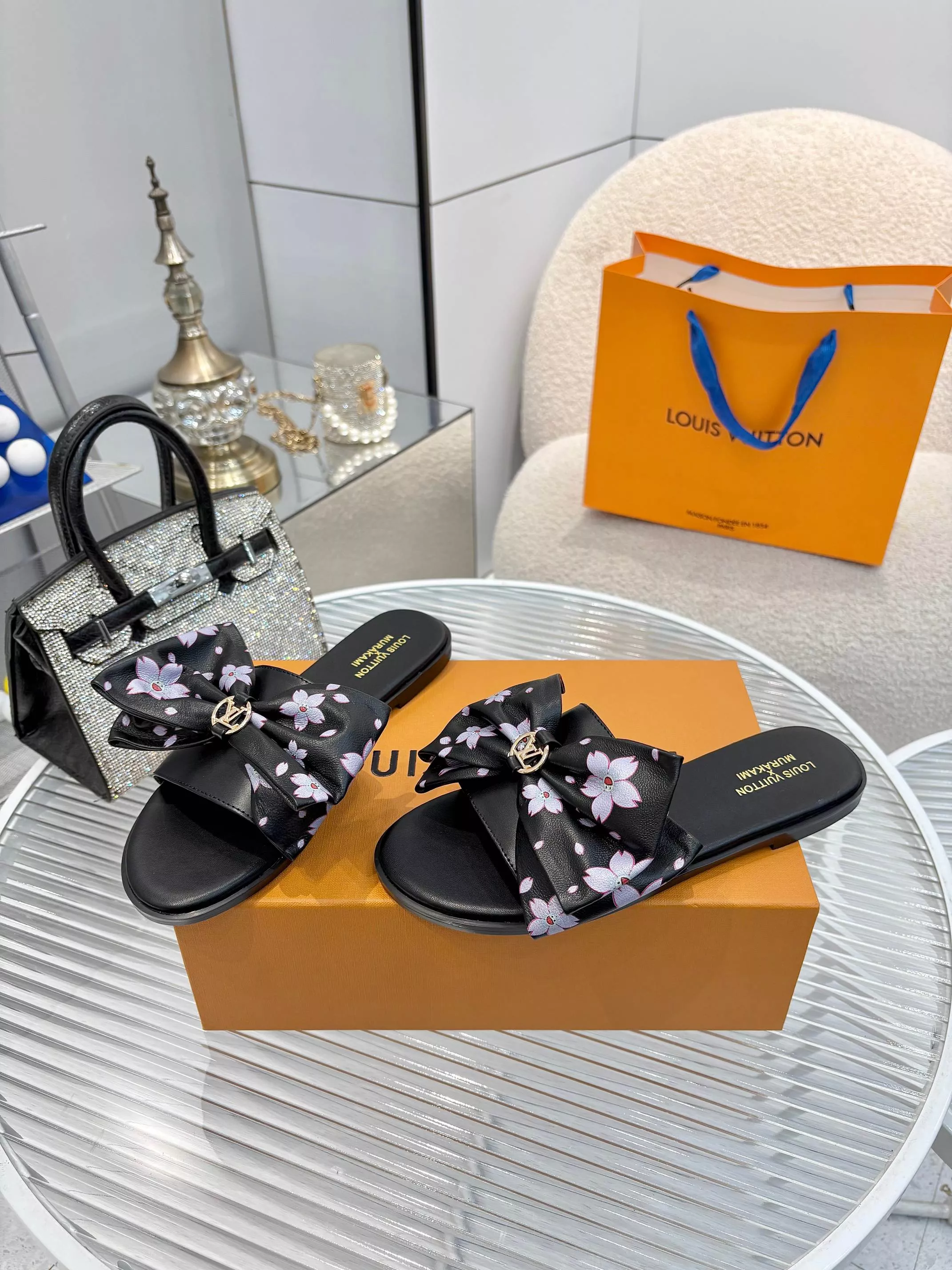 HighQuality 6058 Louis Vuitton Slippers For Women