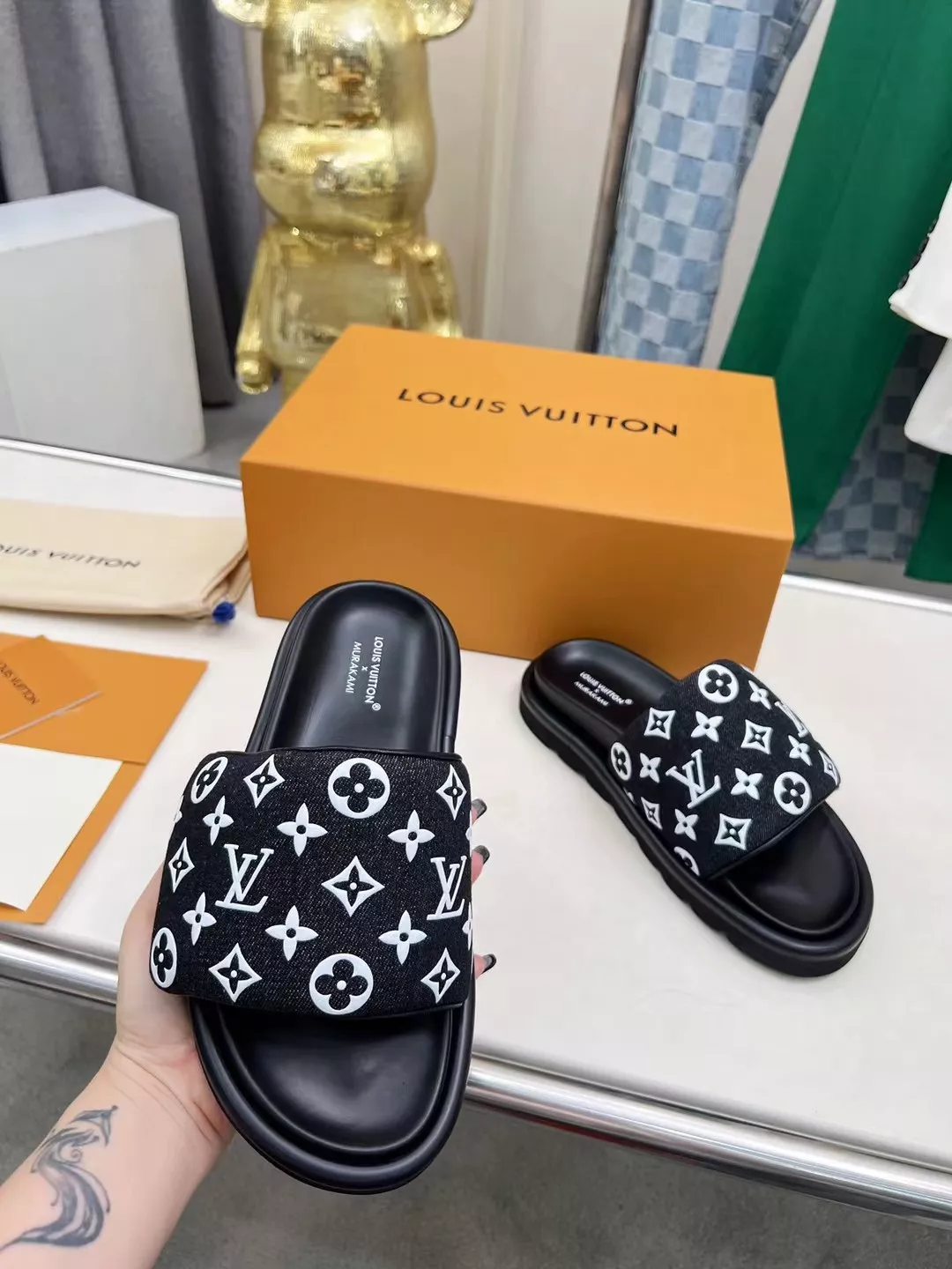 HighQuality 6082 Louis Vuitton Slippers For Women