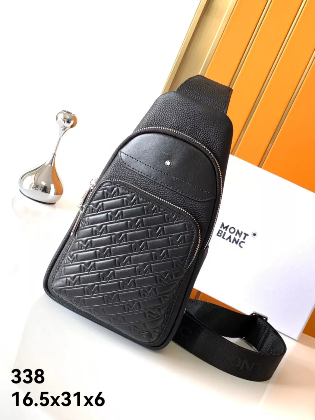 HighQuality 6136 Mont Blanc AAA Man Messenger Bags