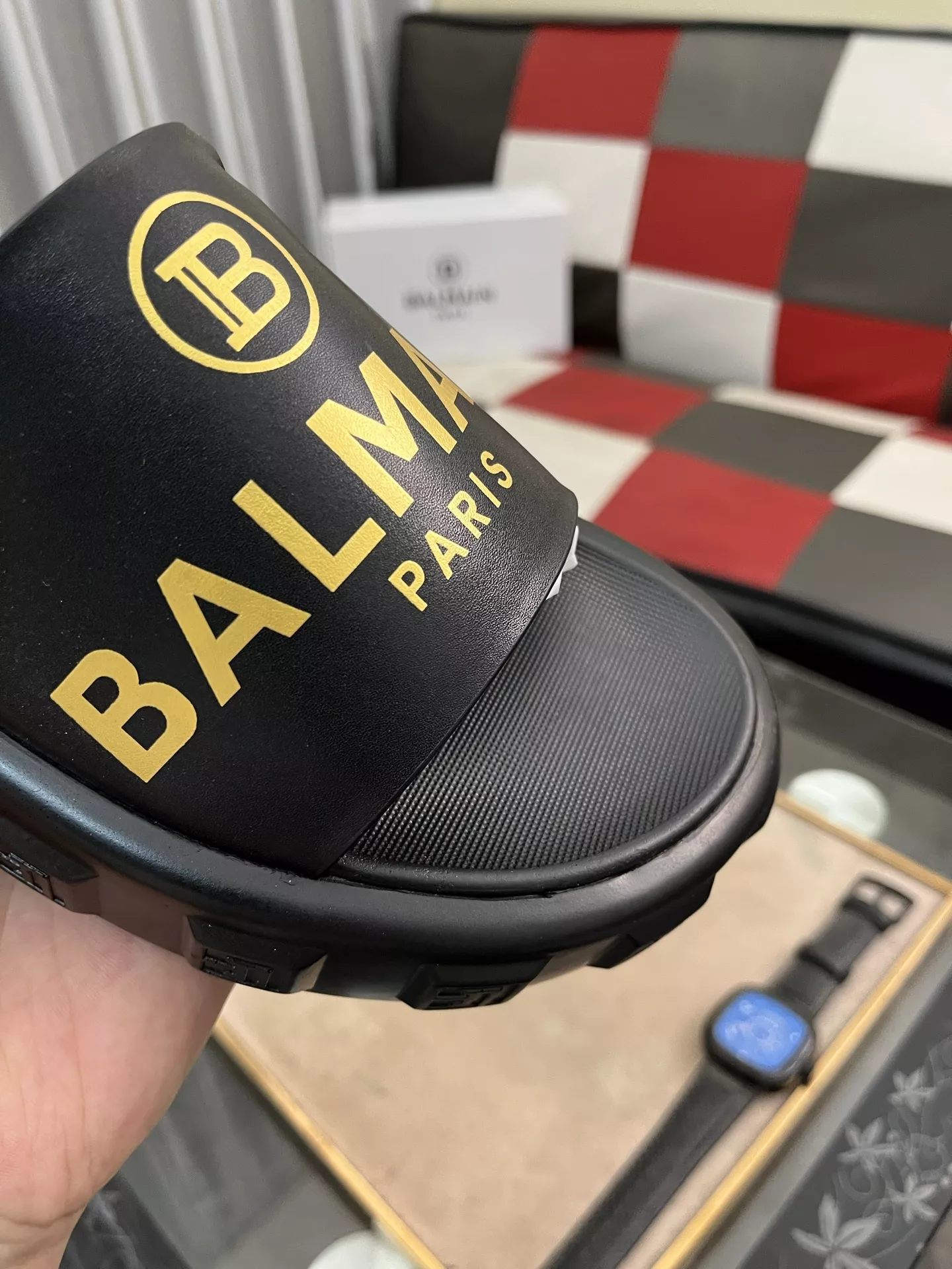 HighQuality 6694 Balmain Slippers For Men
