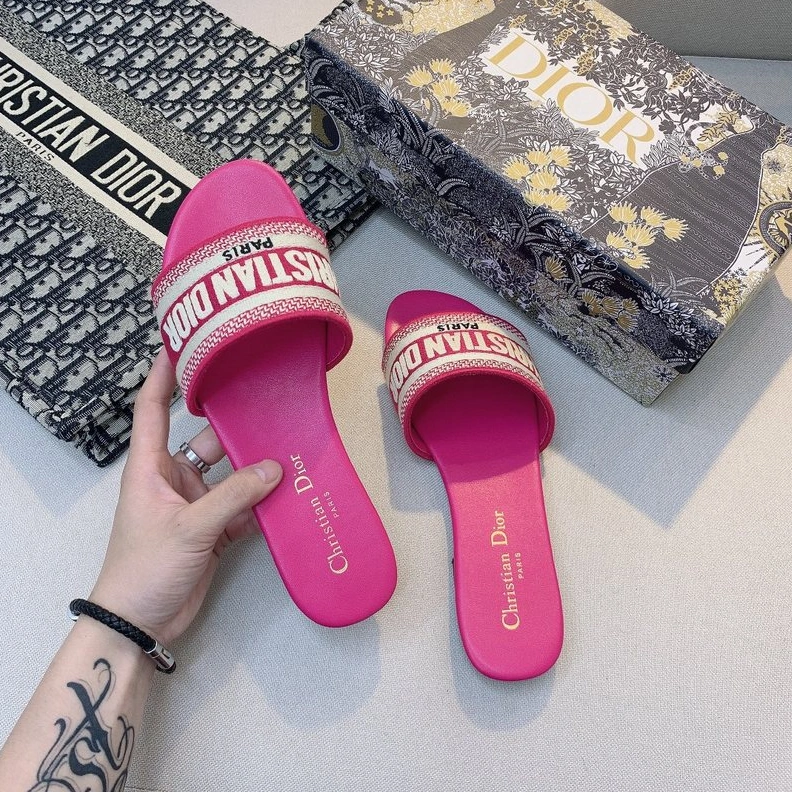 HighQuality 7063 Christian Dior Slippers For Women