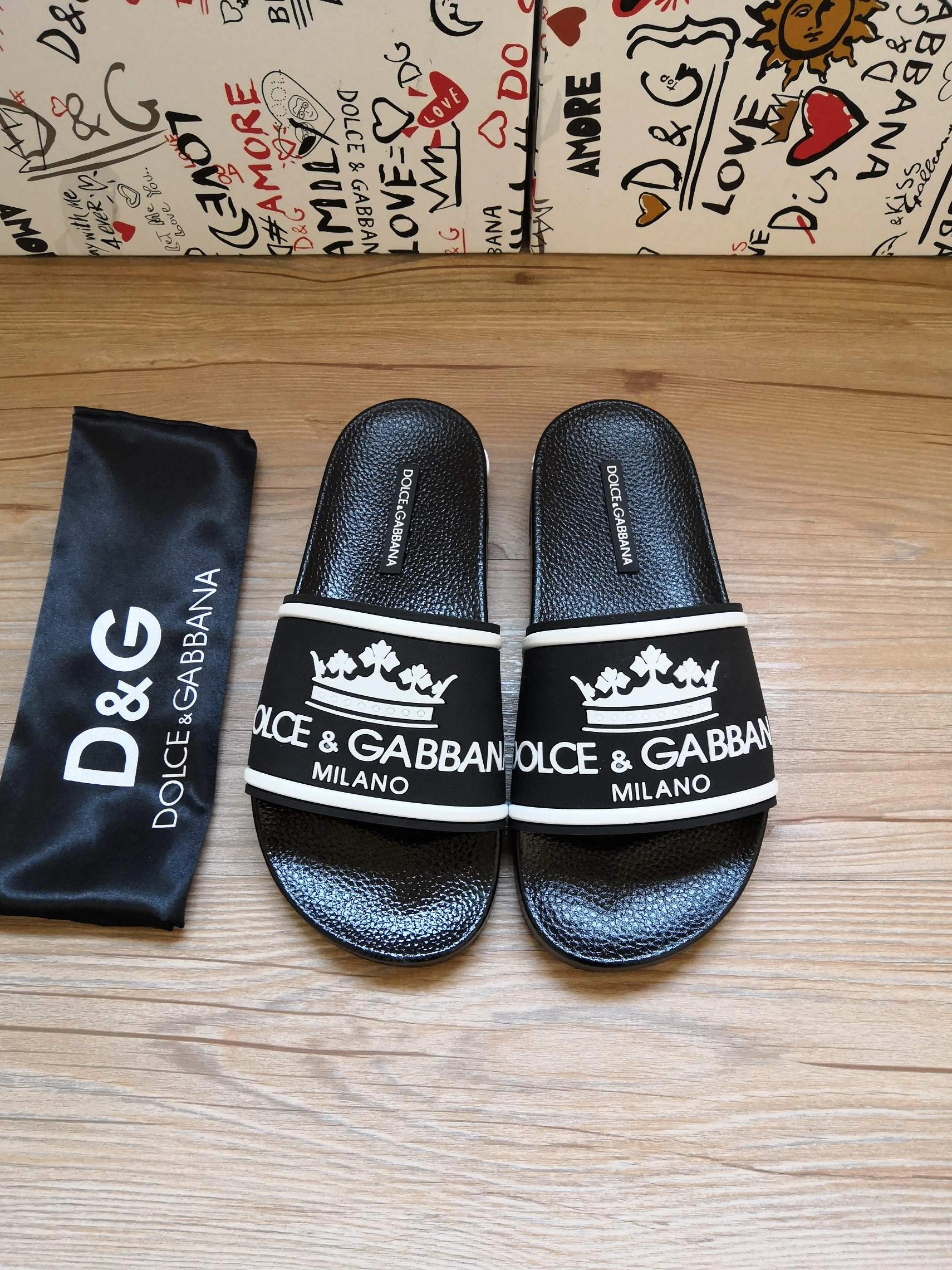 HighQuality 7229 Dolce & Gabbana D&G Slippers For Men