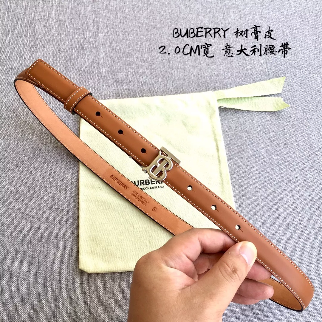 HighQuality 7564 Burberry AAA Quality Belts In 2.0cm For Women