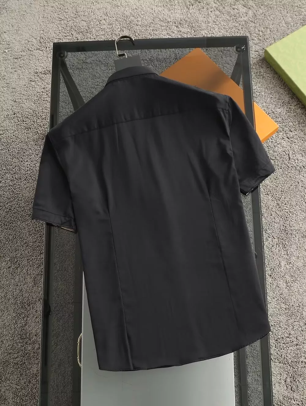 HighQuality 7796 Burberry Shirts Short Sleeved For Men