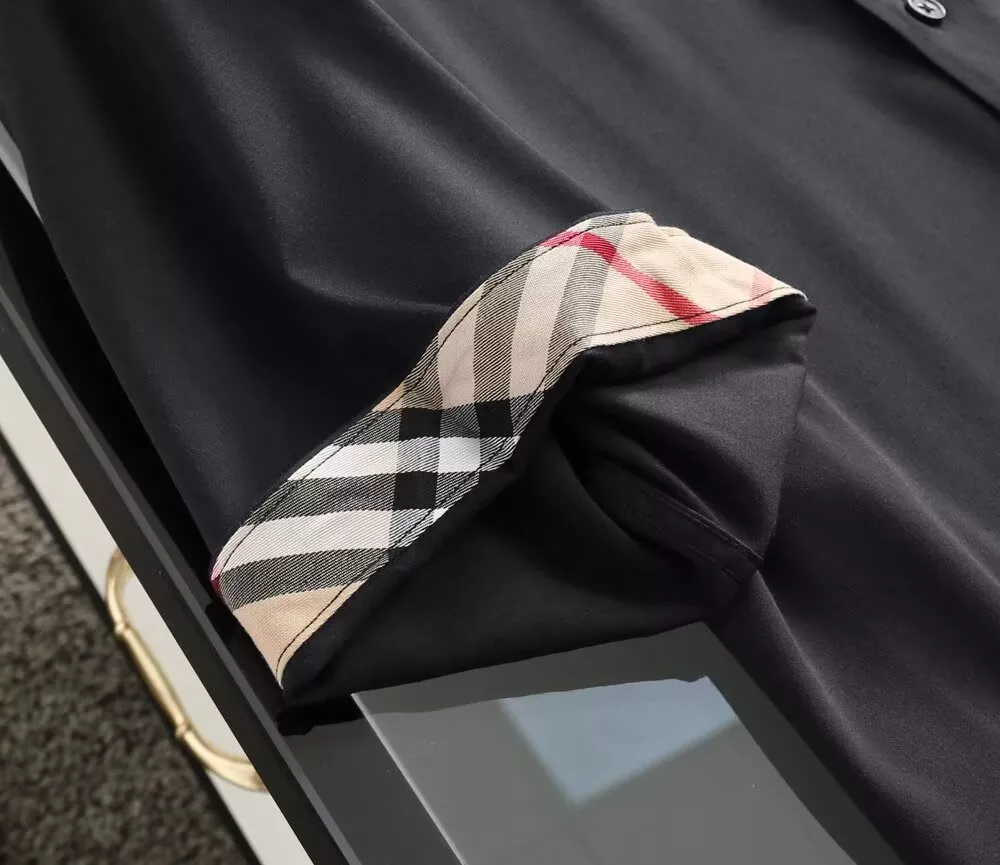 HighQuality 7796 Burberry Shirts Short Sleeved For Men