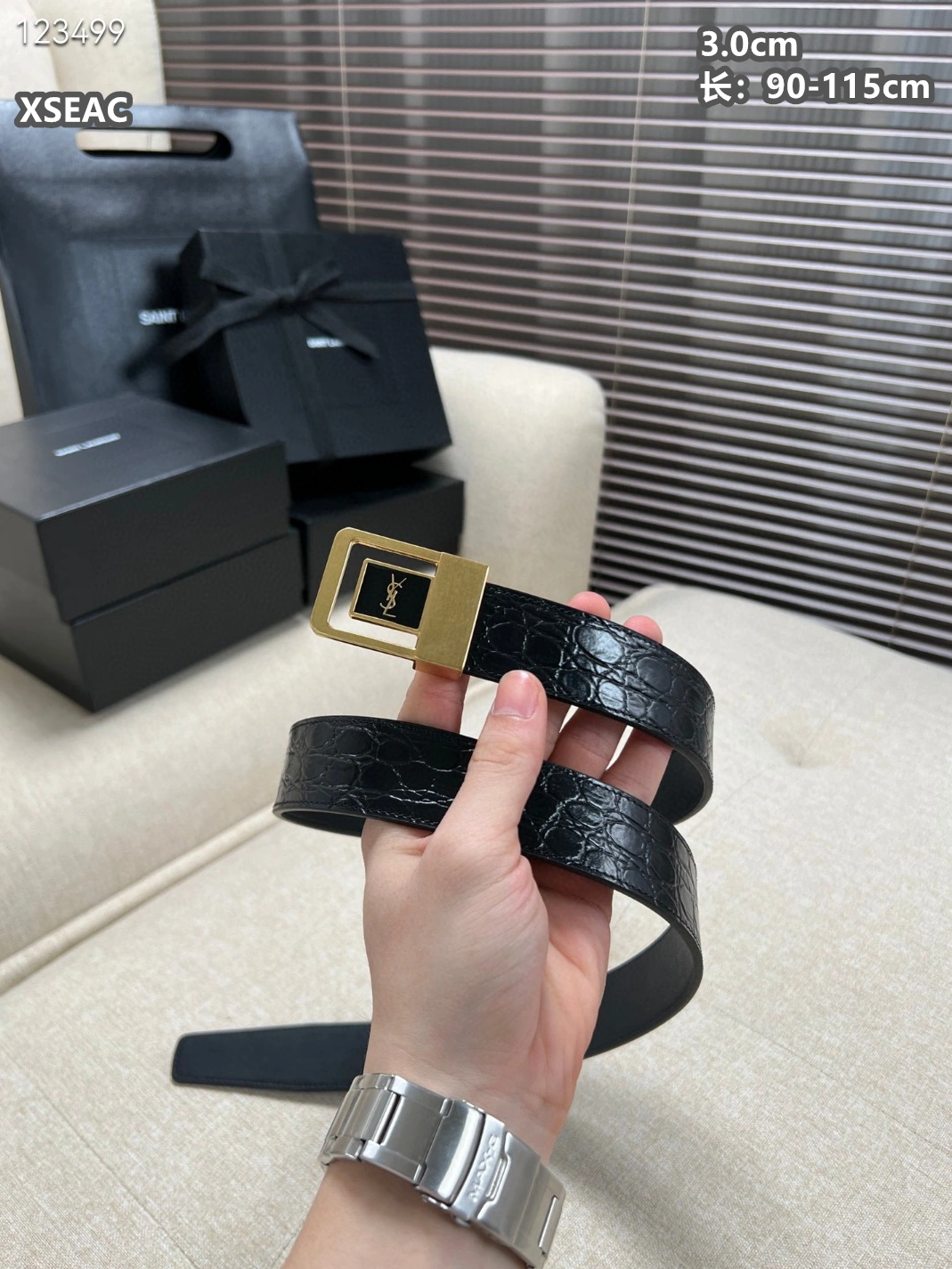 HighQuality 7836 Yves Saint Laurent AAA Quality Belts For Unisex