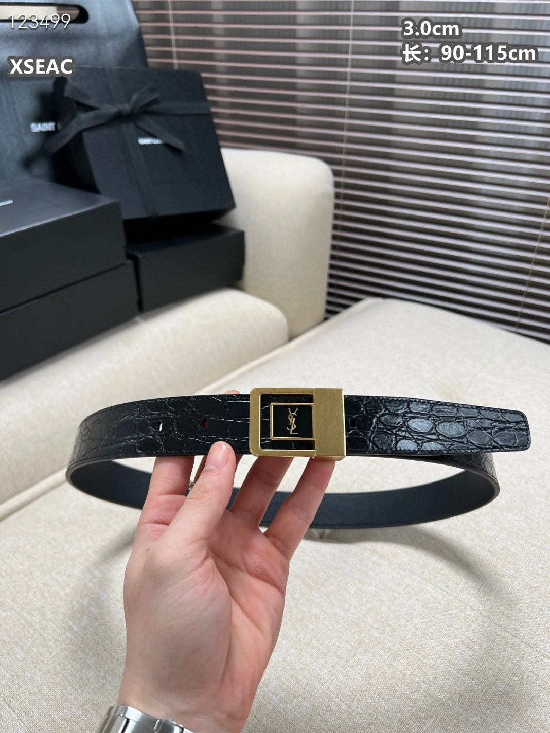 HighQuality 7836 Yves Saint Laurent AAA Quality Belts For Unisex