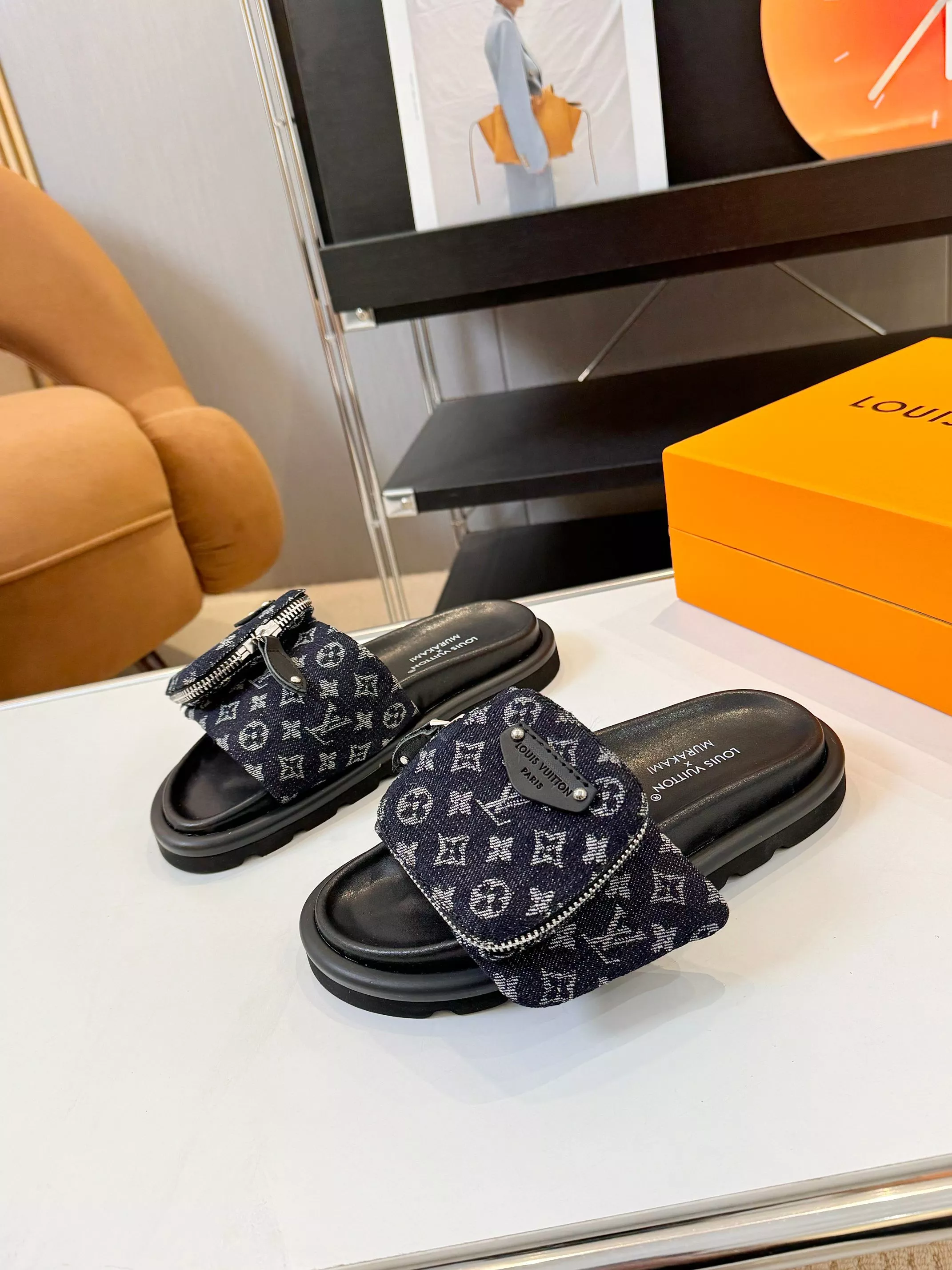 HighQuality 798 Louis Vuitton Slippers For Women