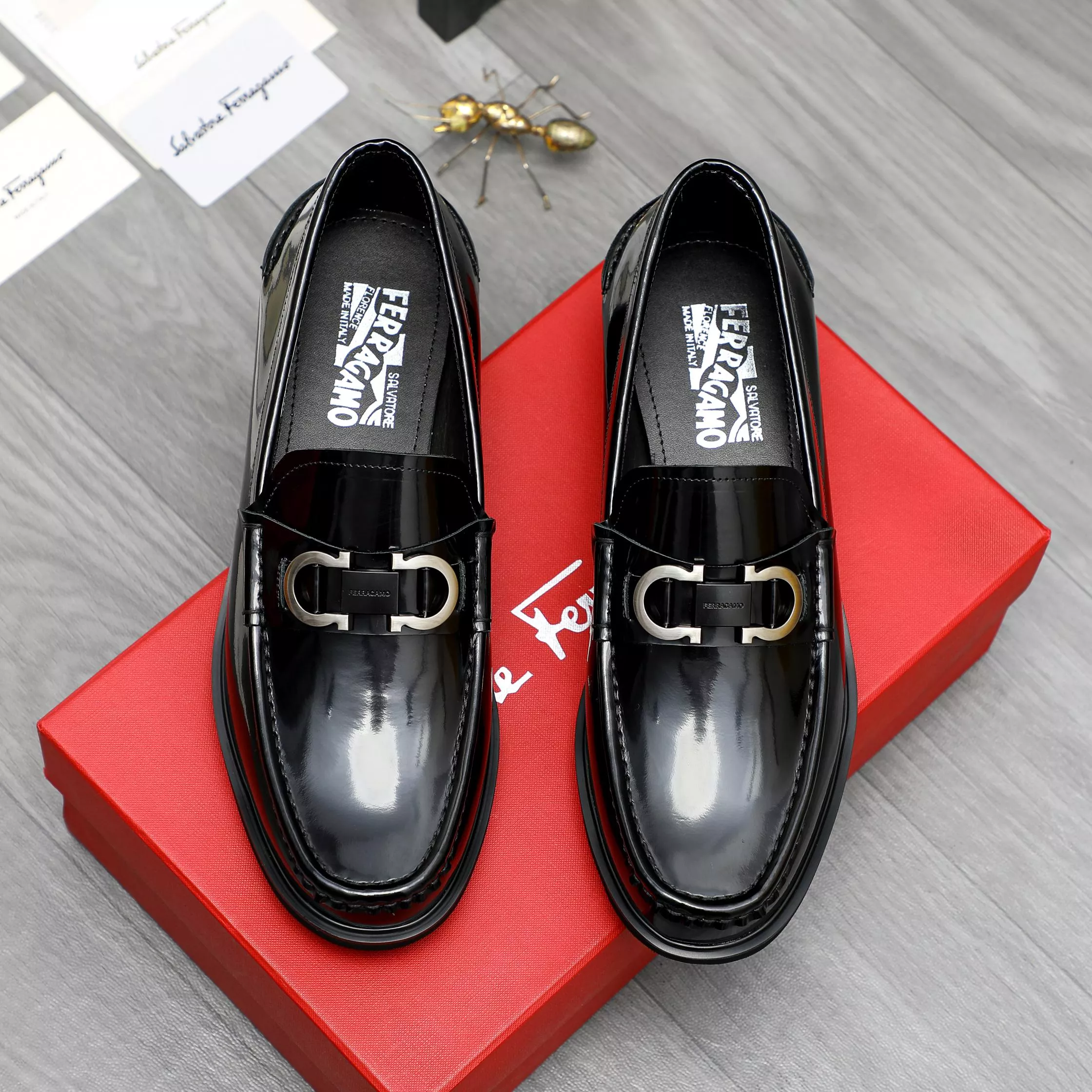 HighQuality 7998 Salvatore Ferragamo Leather Shoes For Men