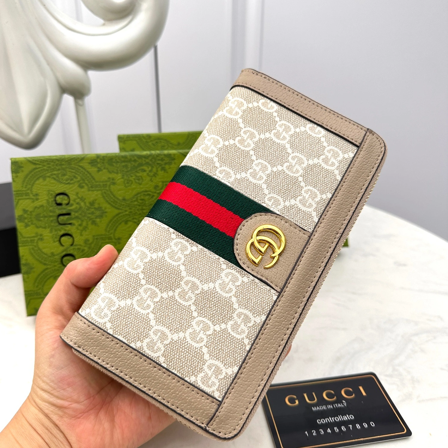 HighQuality 8044 Gucci AAA Quality Wallets For Unisex