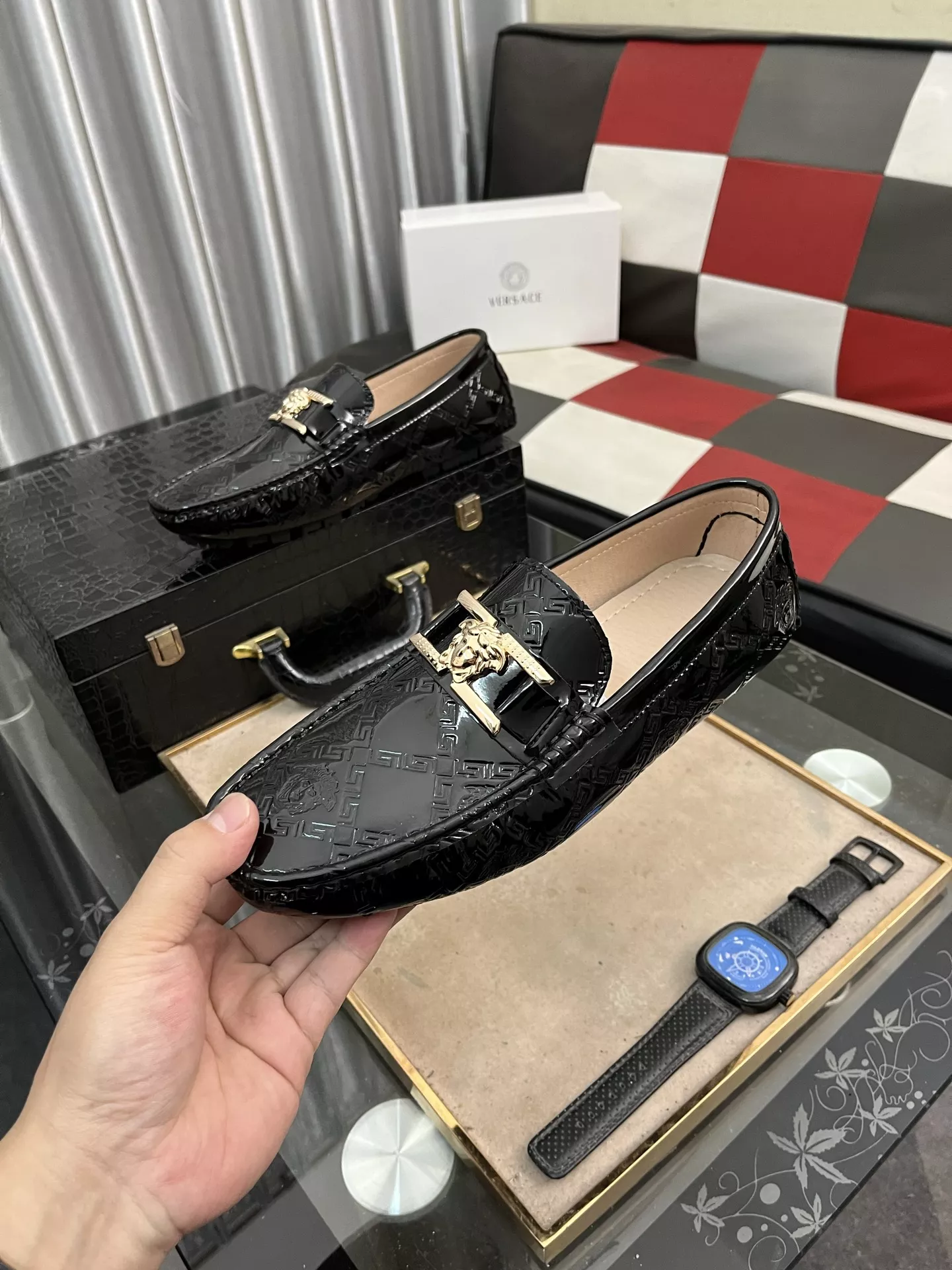 HighQuality 836 Versace Leather Shoes For Men