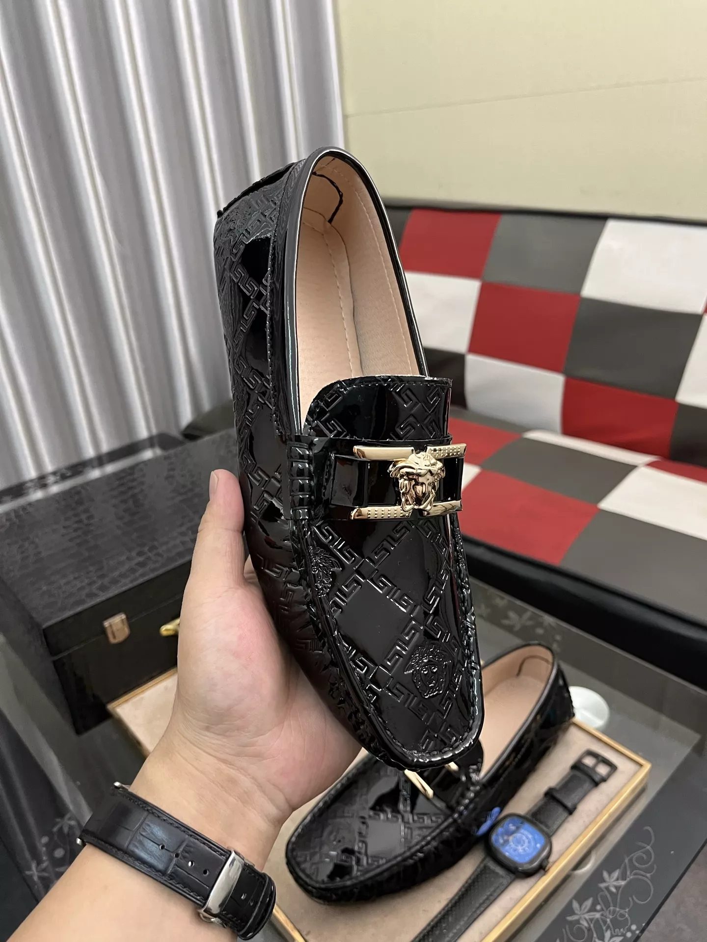 HighQuality 836 Versace Leather Shoes For Men