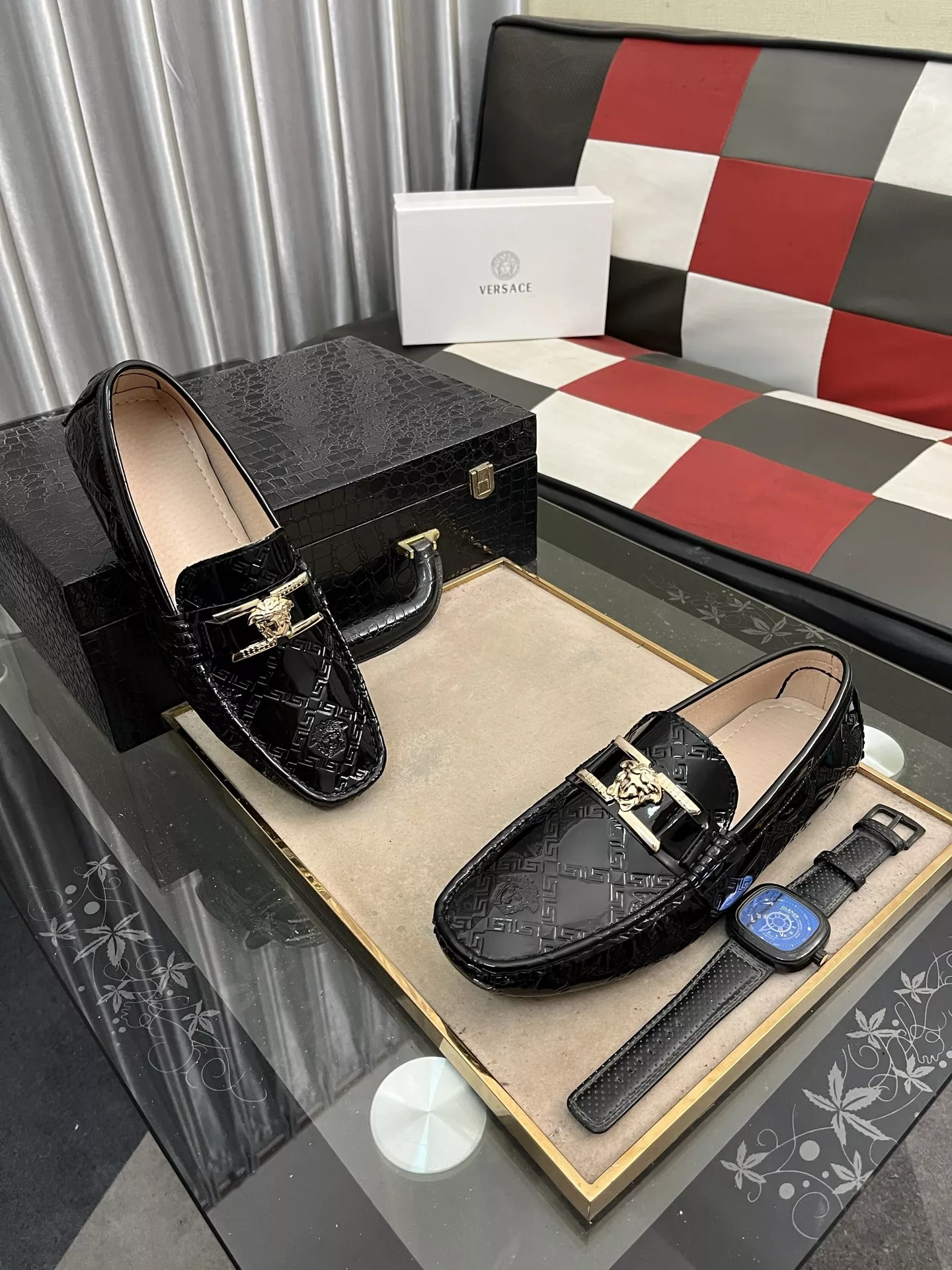 HighQuality 836 Versace Leather Shoes For Men