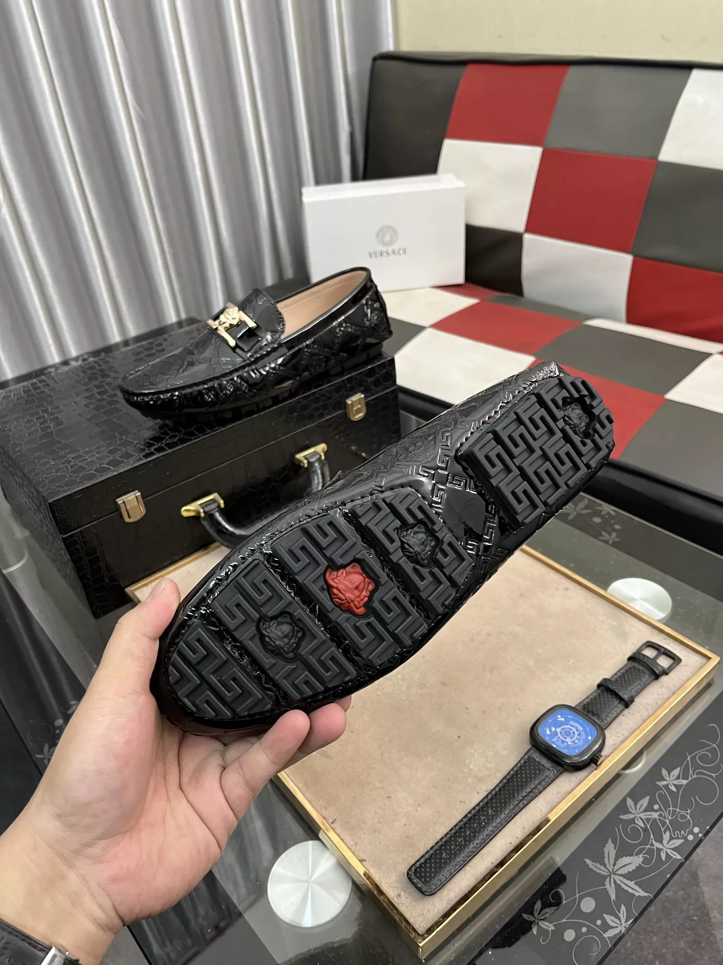 HighQuality 836 Versace Leather Shoes For Men