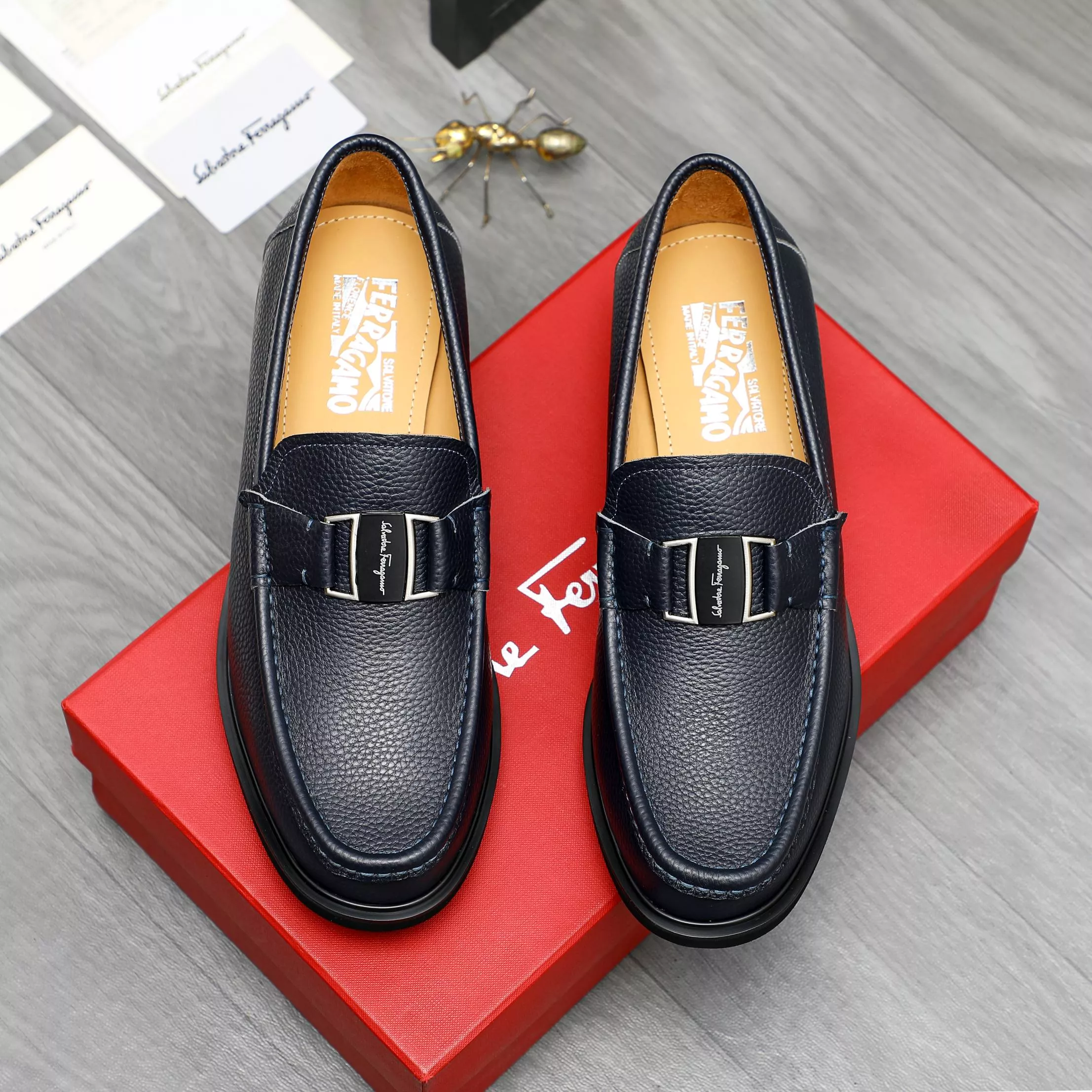 HighQuality 8613 Salvatore Ferragamo Leather Shoes For Men