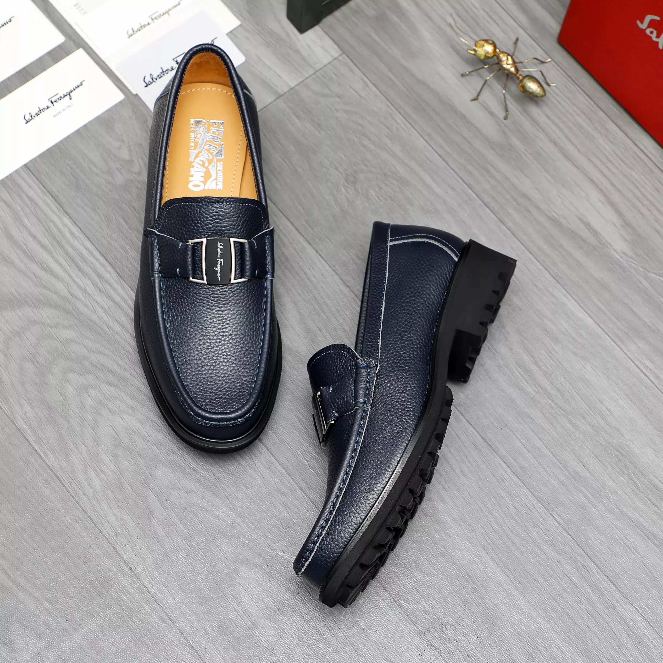 HighQuality 8613 Salvatore Ferragamo Leather Shoes For Men