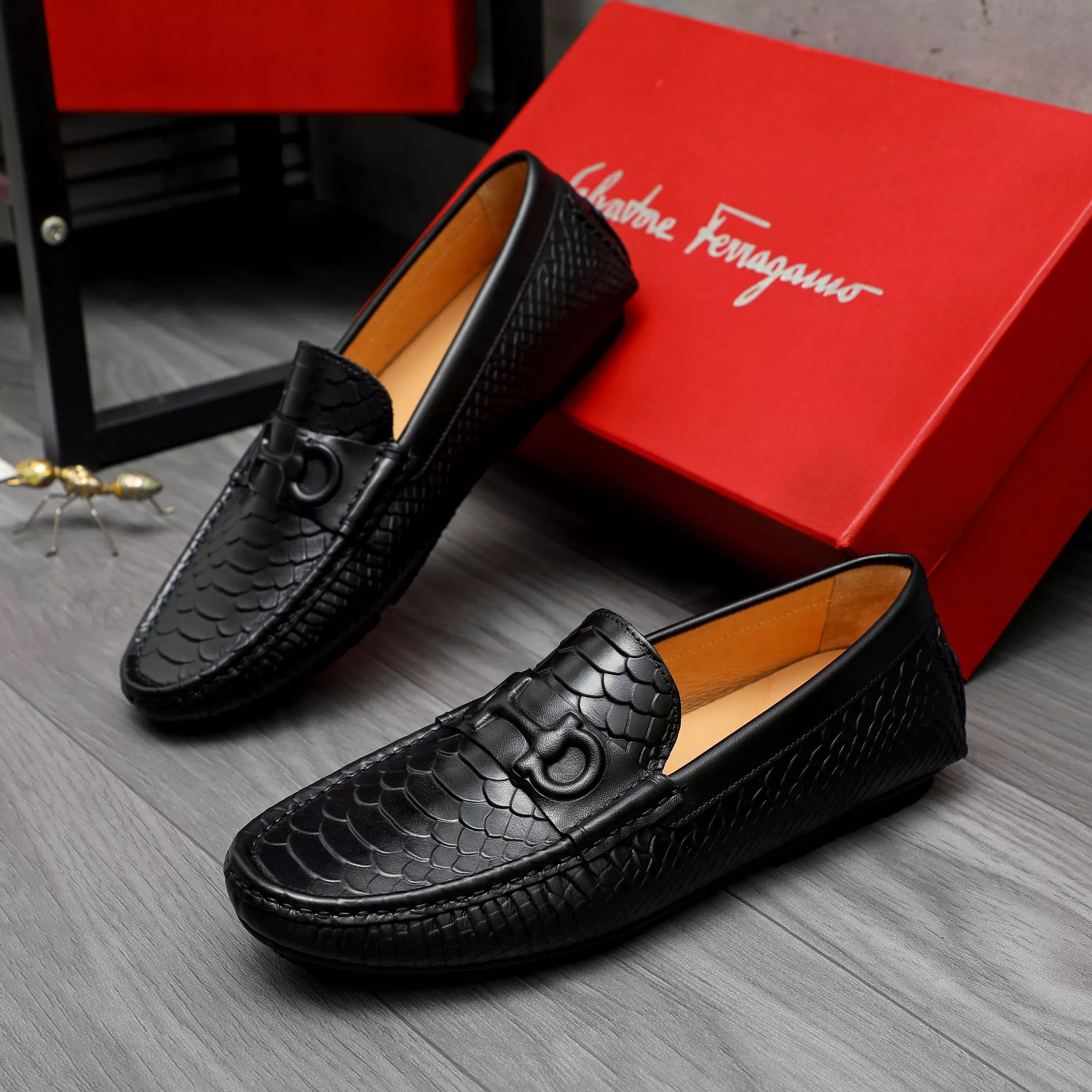 HighQuality 9488 Salvatore Ferragamo Leather Shoes For Men