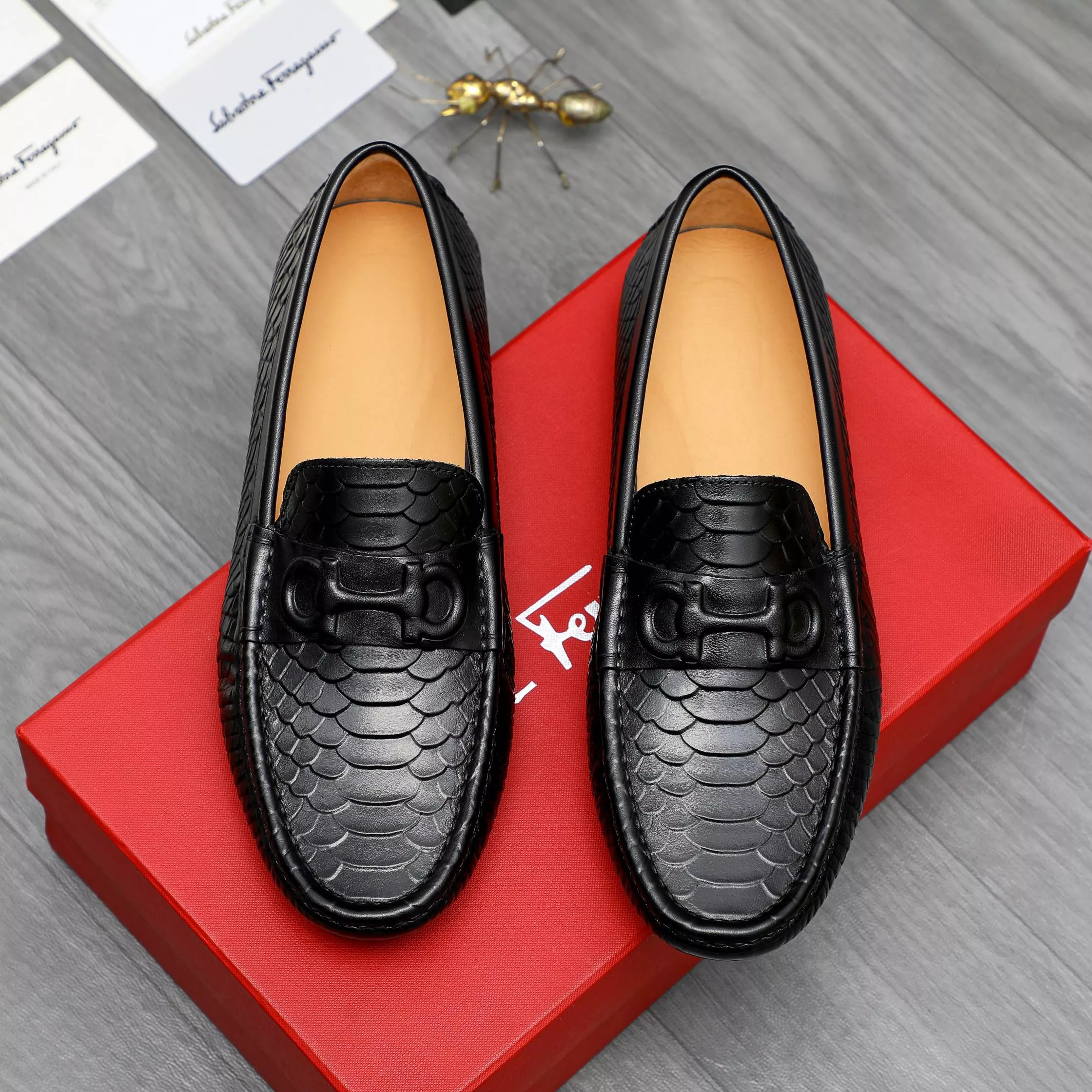 HighQuality 9488 Salvatore Ferragamo Leather Shoes For Men