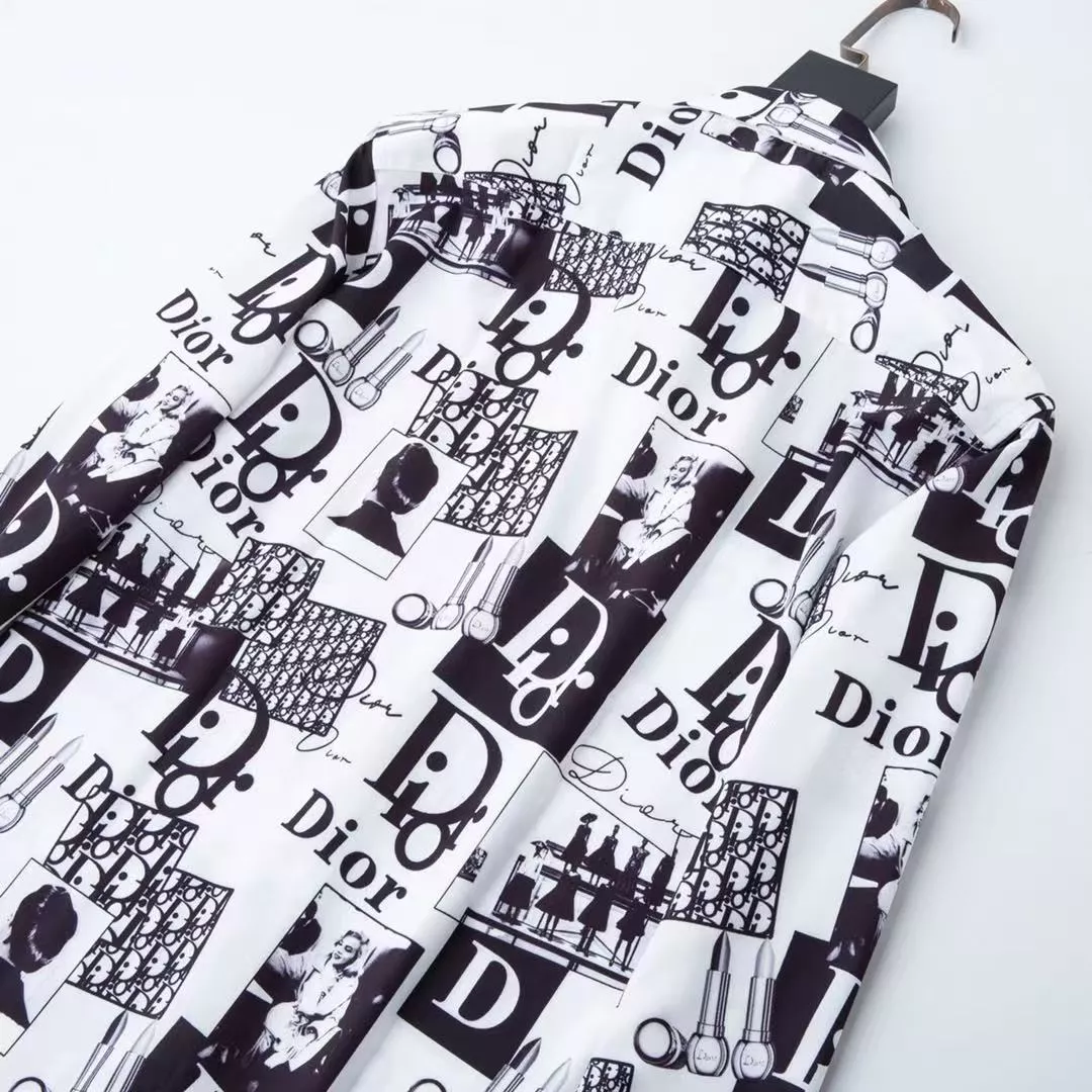 HighQuality 9832 Christian Dior Shirts Long Sleeved For Men