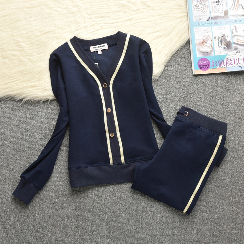 Juicy Couture Tracksuits Long Sleeved For Women Trendy 9790