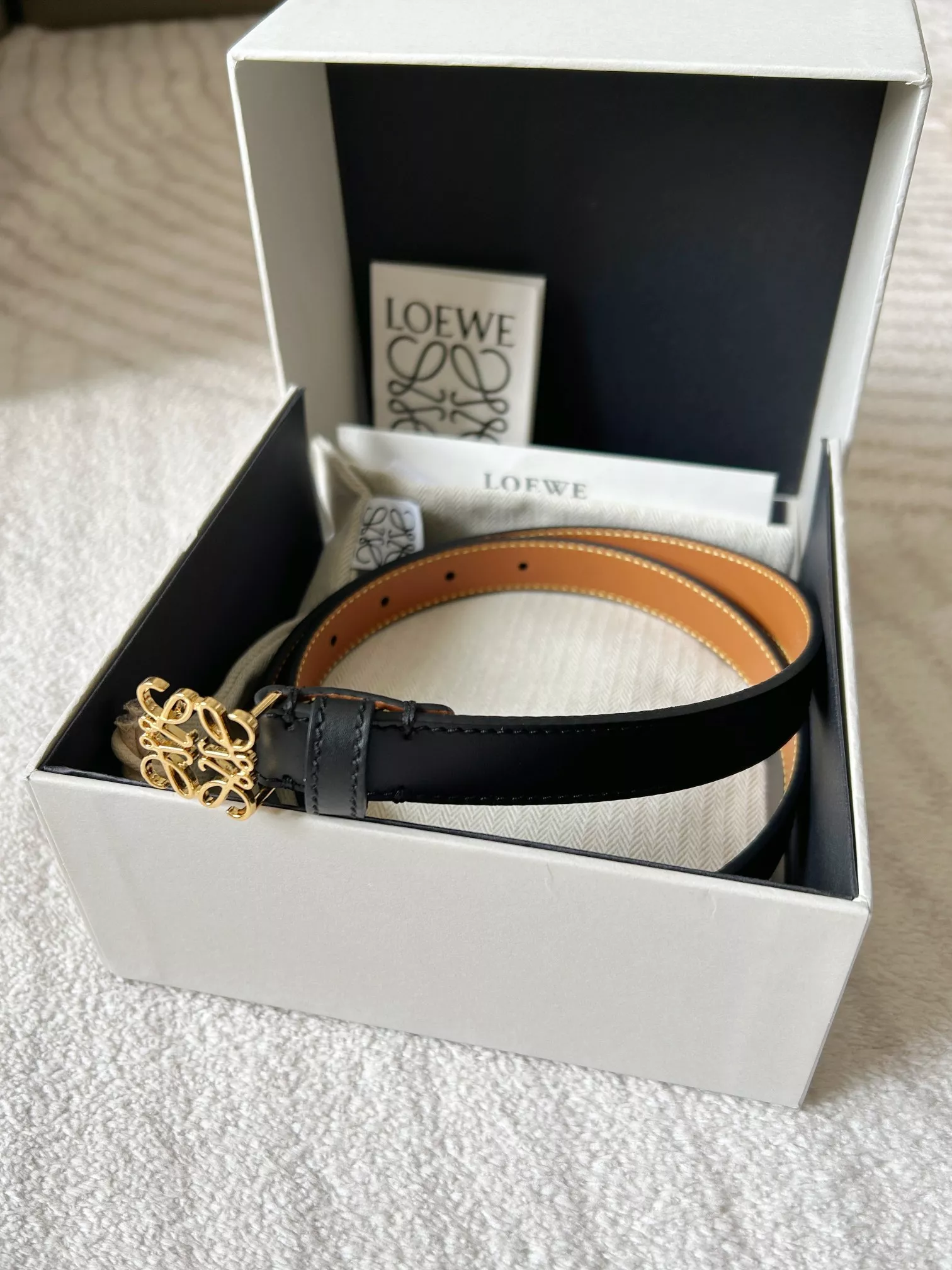 LOEWE AAA Quality Belts In 2.0cm For Women Breathable 6176