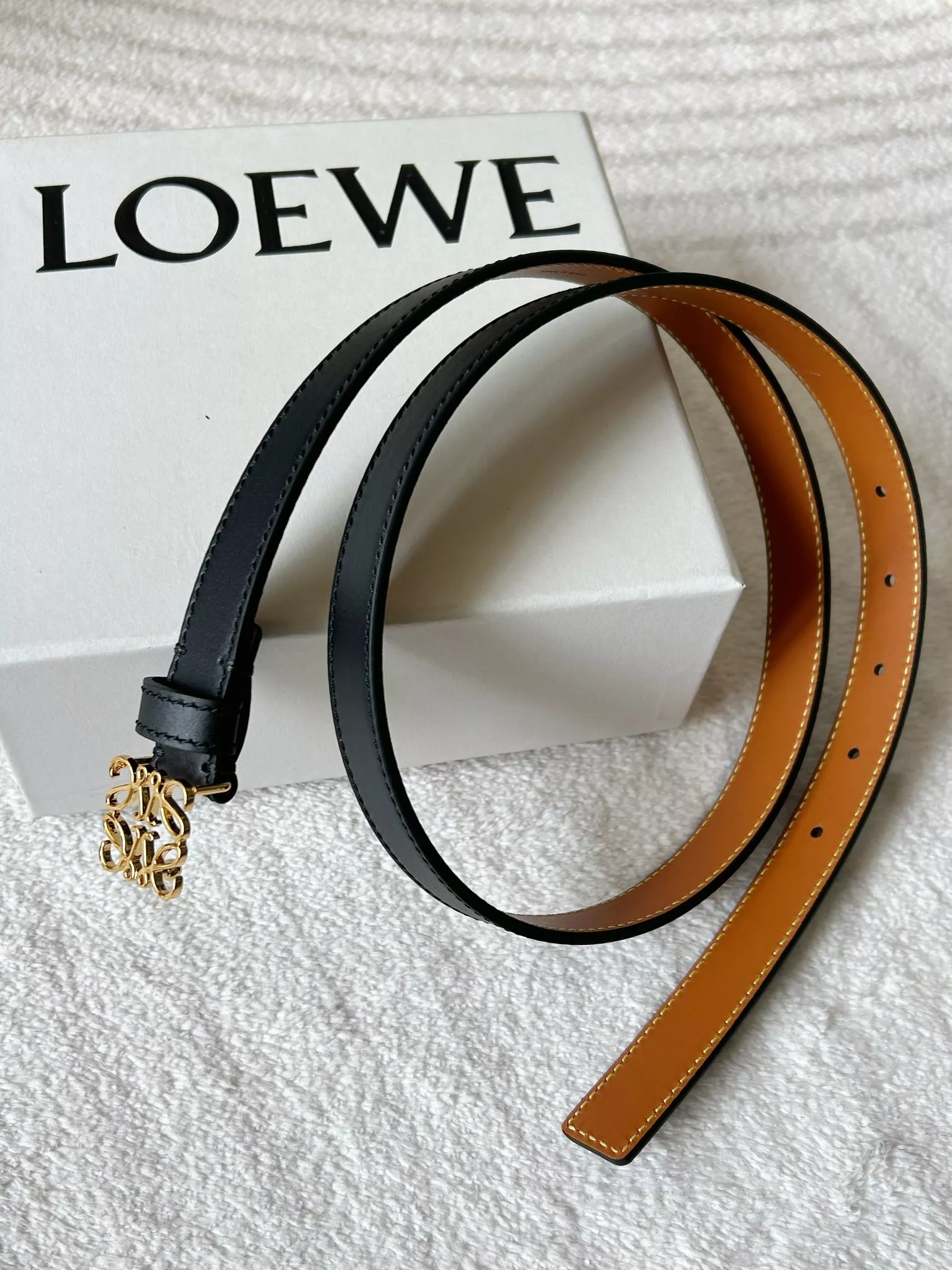 LOEWE AAA Quality Belts In 2.0cm For Women Breathable 6176