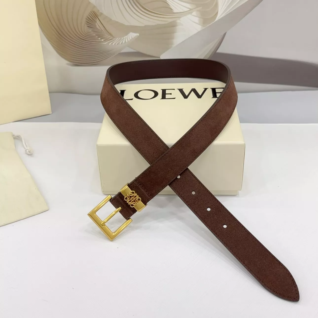 LOEWE AAA Quality Belts In 3.0cm For Women Comfortable 497
