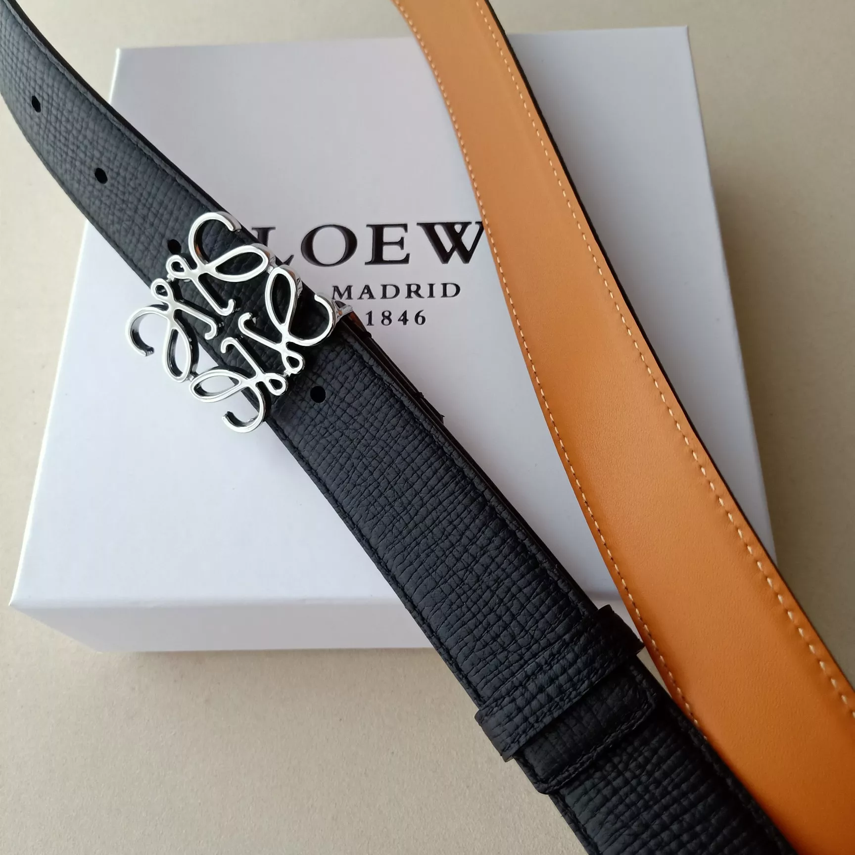 LOEWE AAA Quality Belts In 3.2cm For Women Flexible 6809