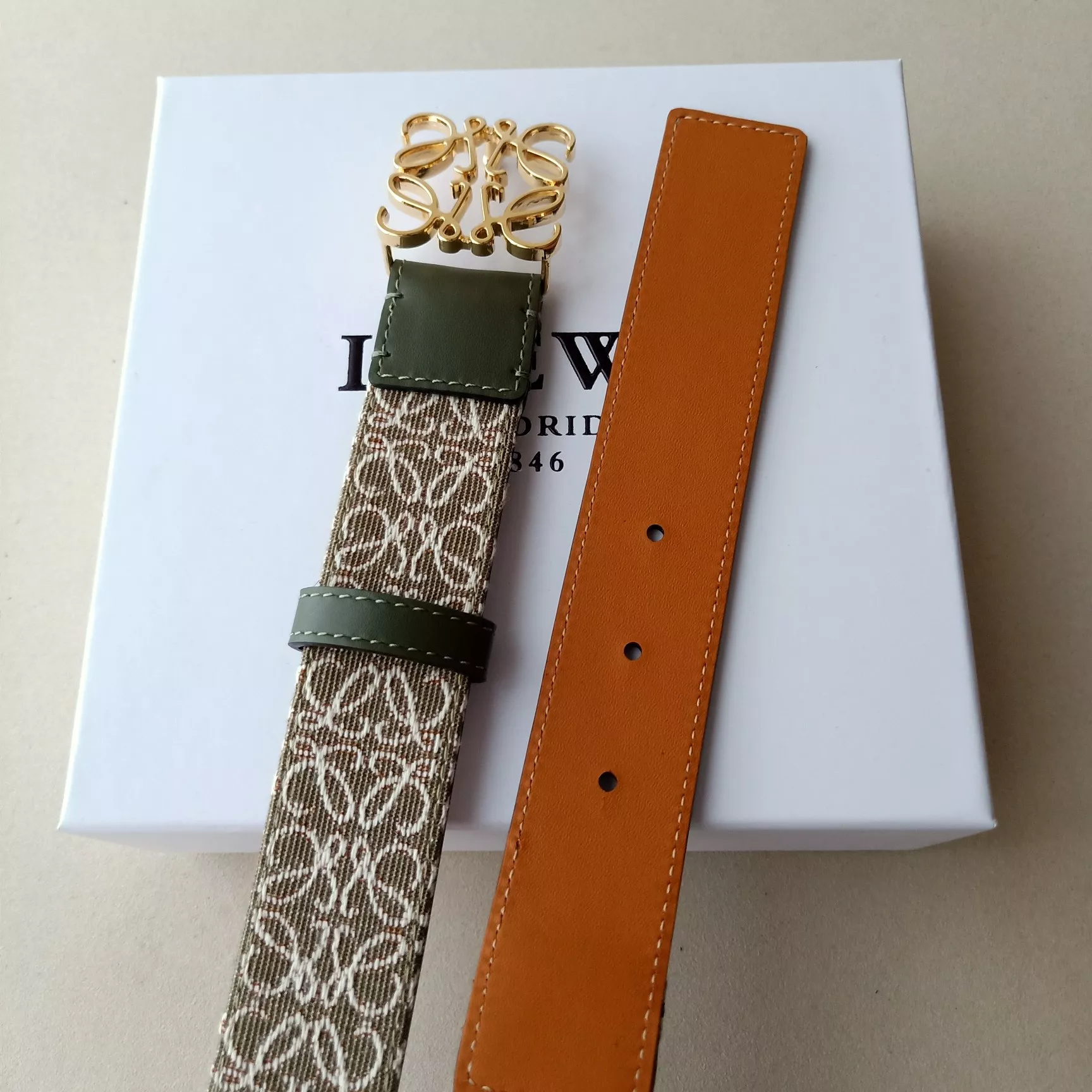 LOEWE AAA Quality Belts In 3.2cm For Women Practical 1666