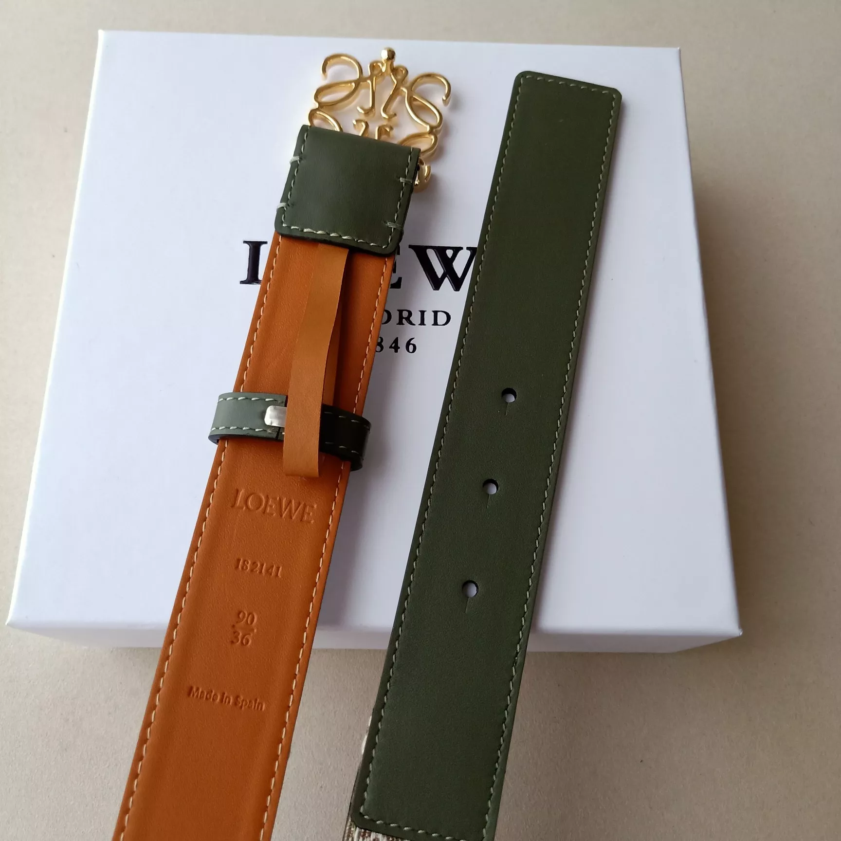 LOEWE AAA Quality Belts In 3.2cm For Women Practical 1666
