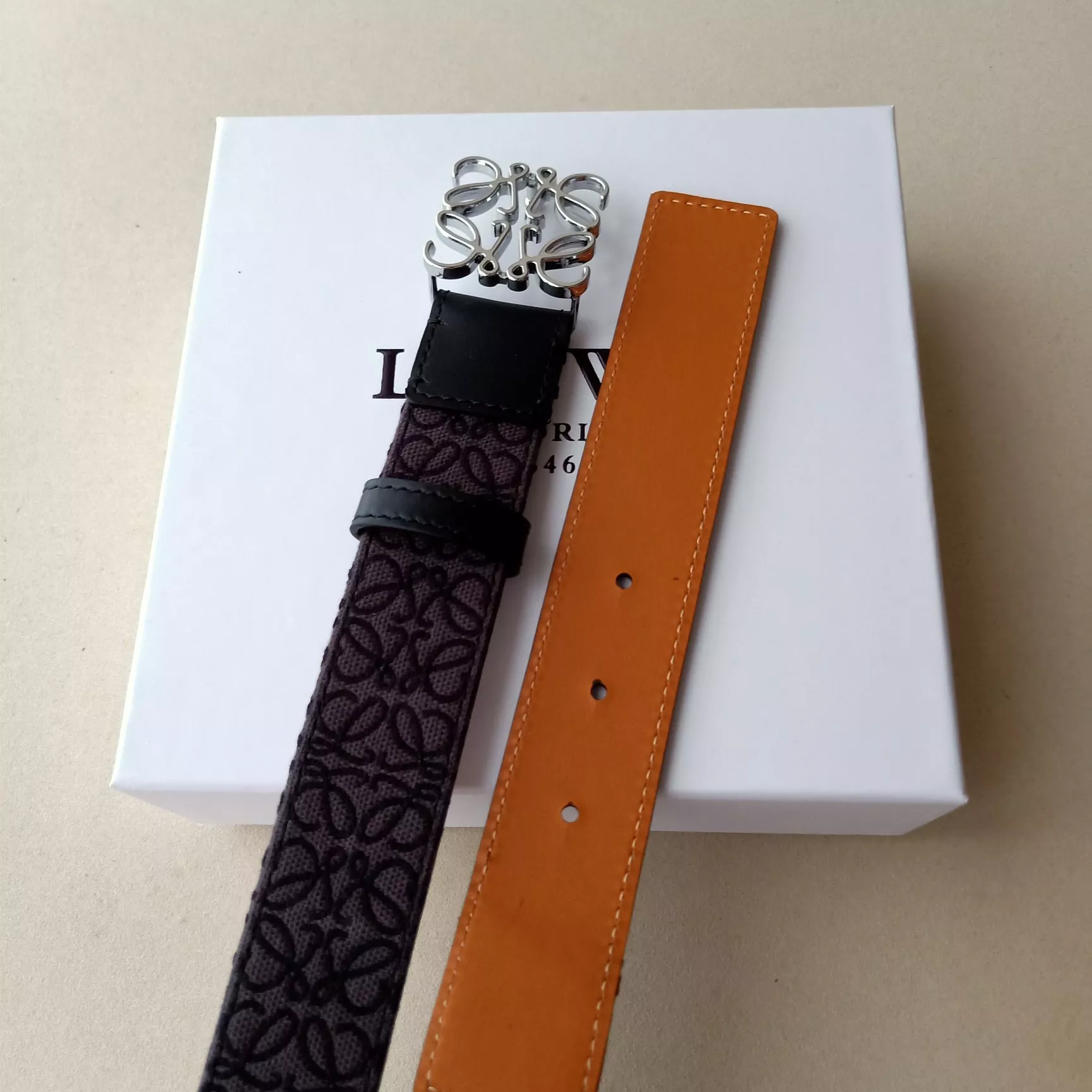 LOEWE AAA Quality Belts In 3.2cm For Women Trendy 4245