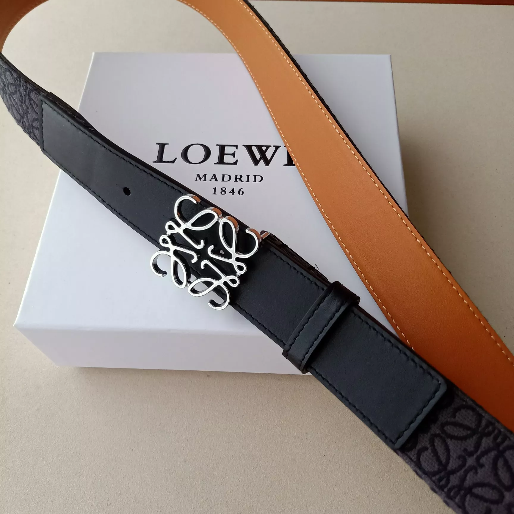 LOEWE AAA Quality Belts In 3.2cm For Women Trendy 4245