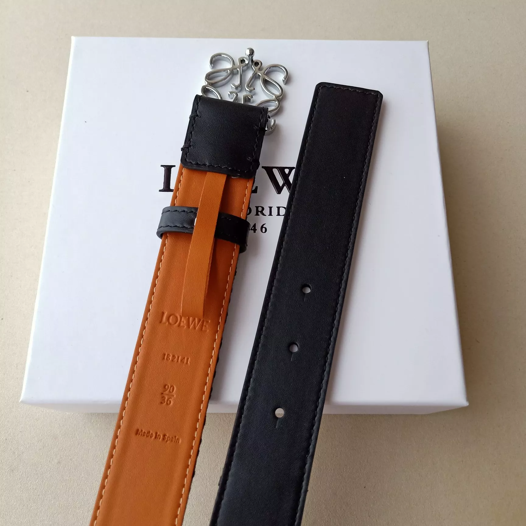 LOEWE AAA Quality Belts In 3.2cm For Women Trendy 4245