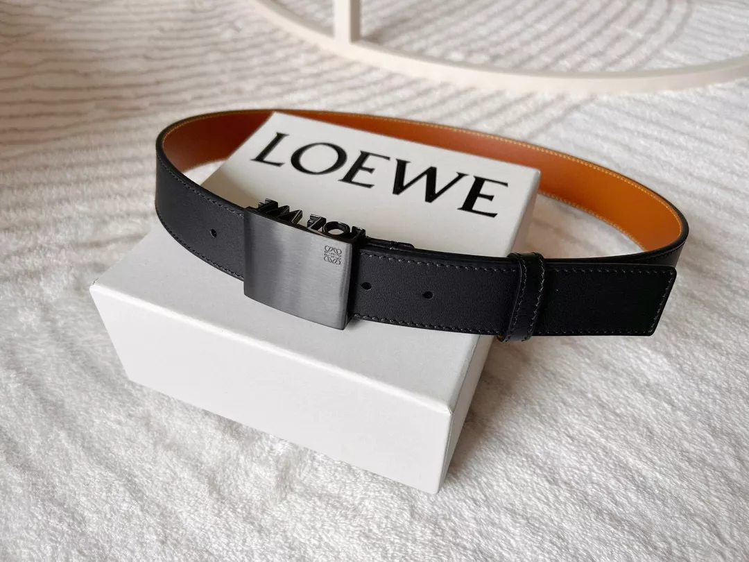 LOEWE AAA Quality Belts In 3.5cm For Unisex Elegant 8775