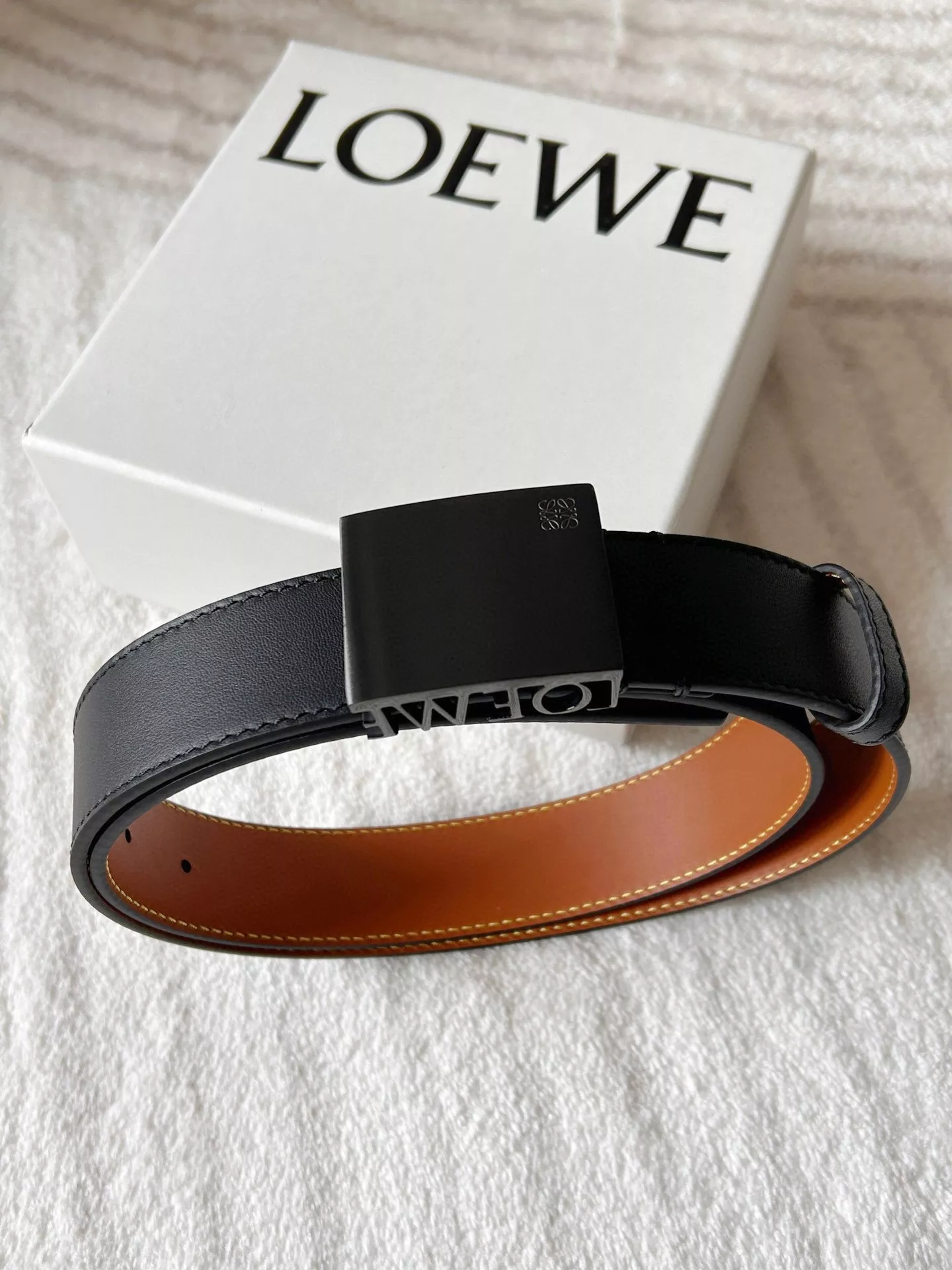 LOEWE AAA Quality Belts In 3.5cm For Unisex Elegant 8775