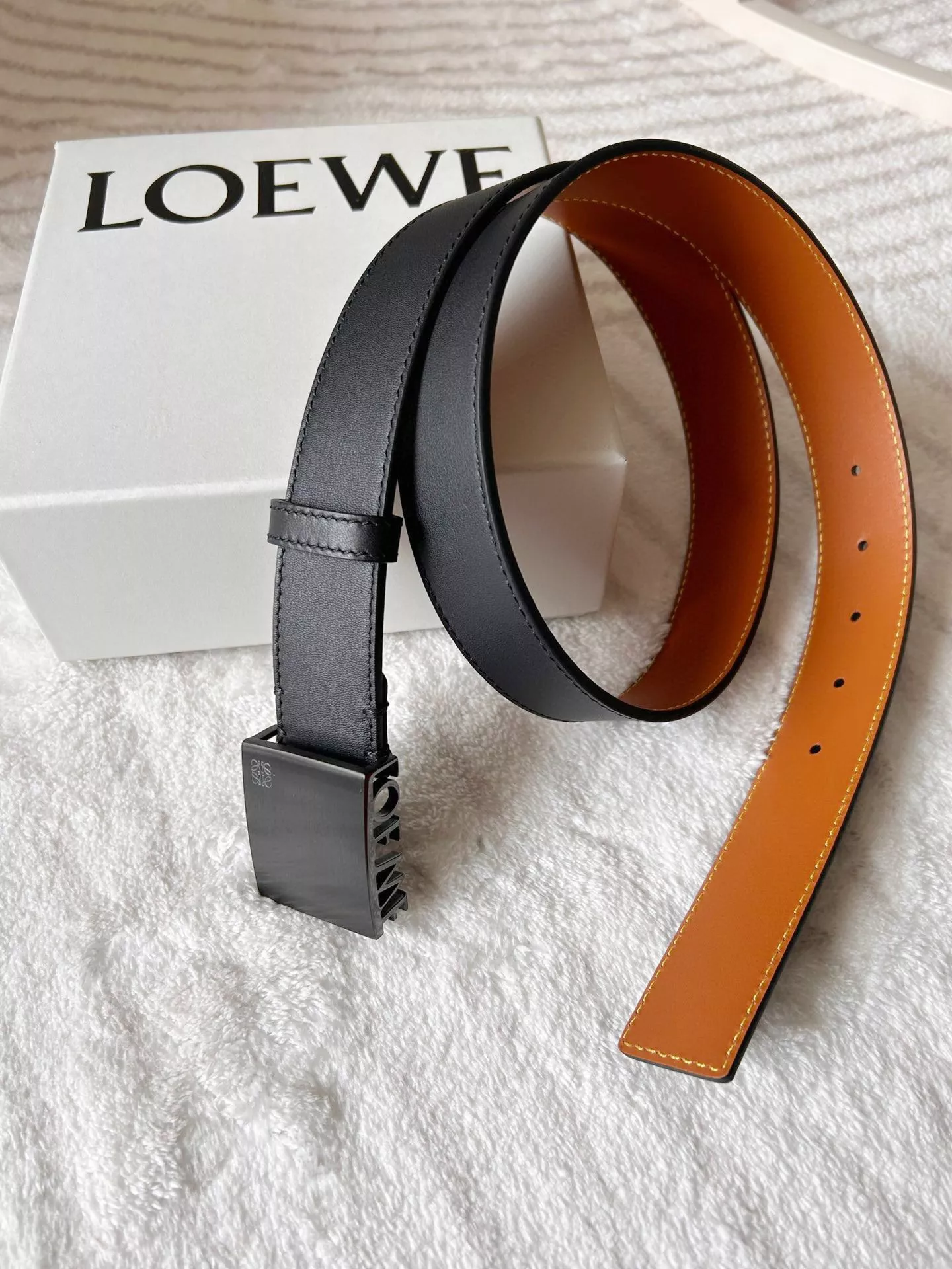 LOEWE AAA Quality Belts In 3.5cm For Unisex Elegant 8775