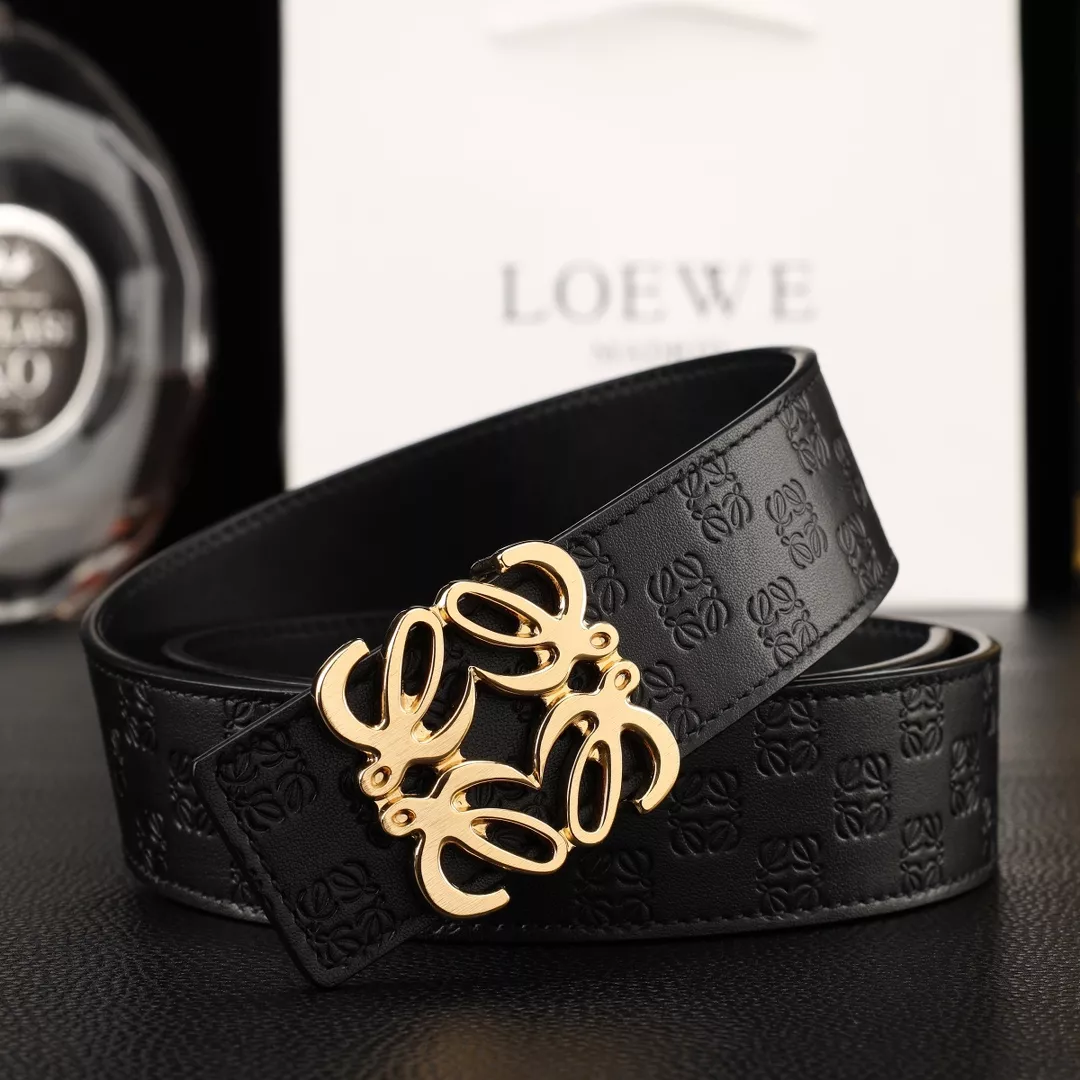 LOEWE AAA Quality Belts In 3.8cm For Men Minimalist 5951