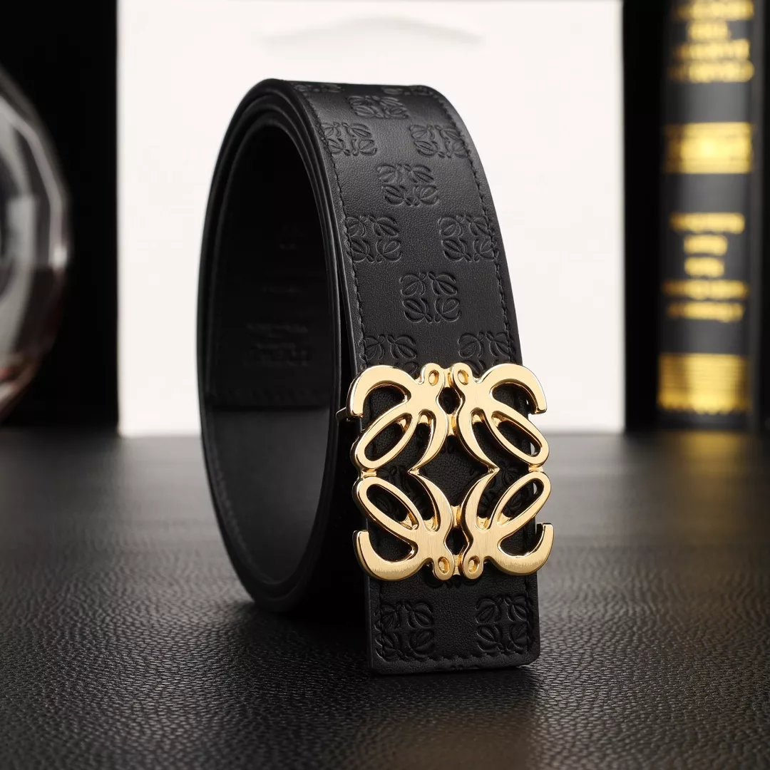 LOEWE AAA Quality Belts In 3.8cm For Men Minimalist 5951