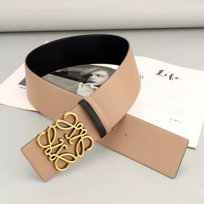 LOEWE AAA Quality Belts In 7.0cm For Unisex Minimalist 9165