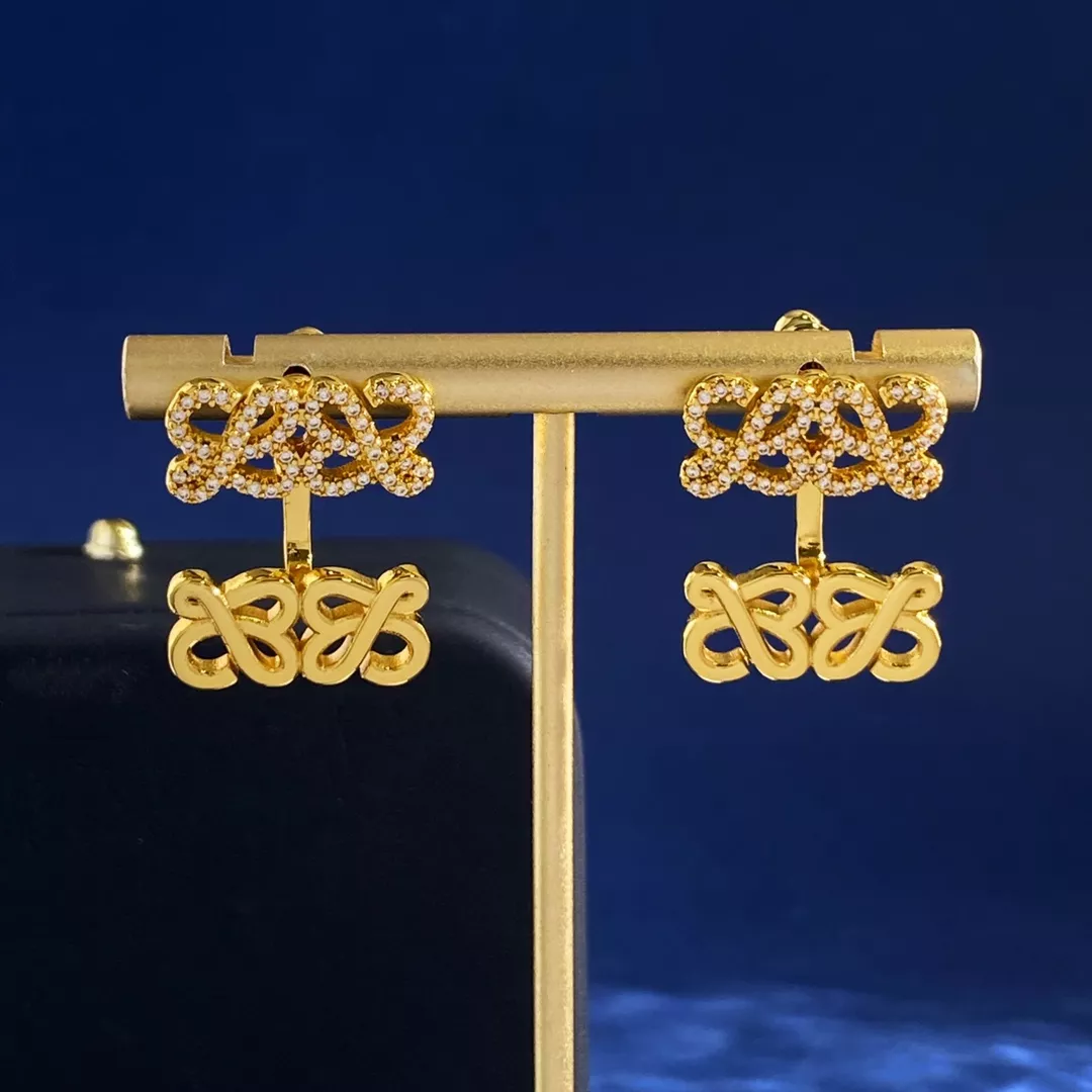 LOEWE Earrings In Silver For Women Compact 7638