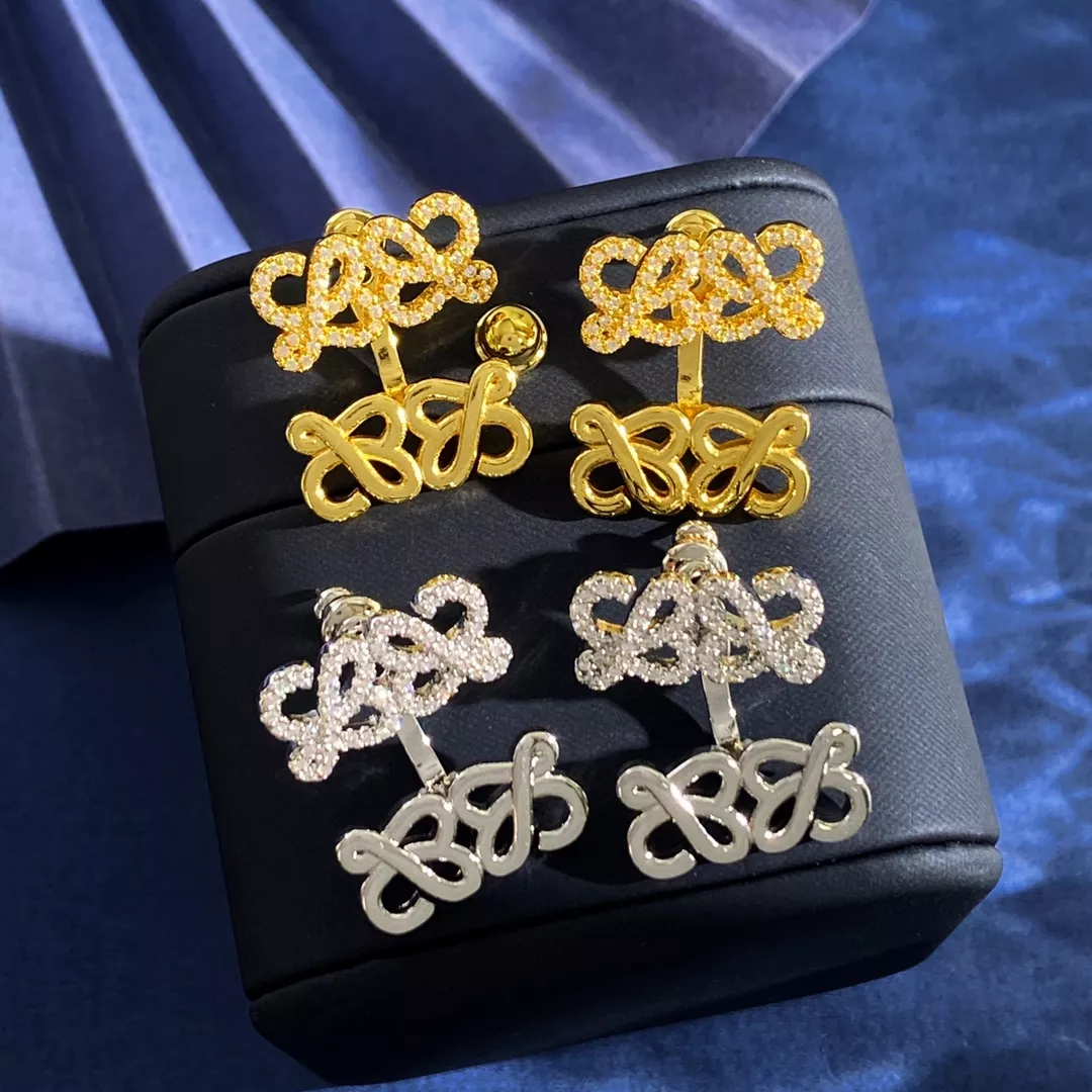 LOEWE Earrings In Silver For Women Compact 7638